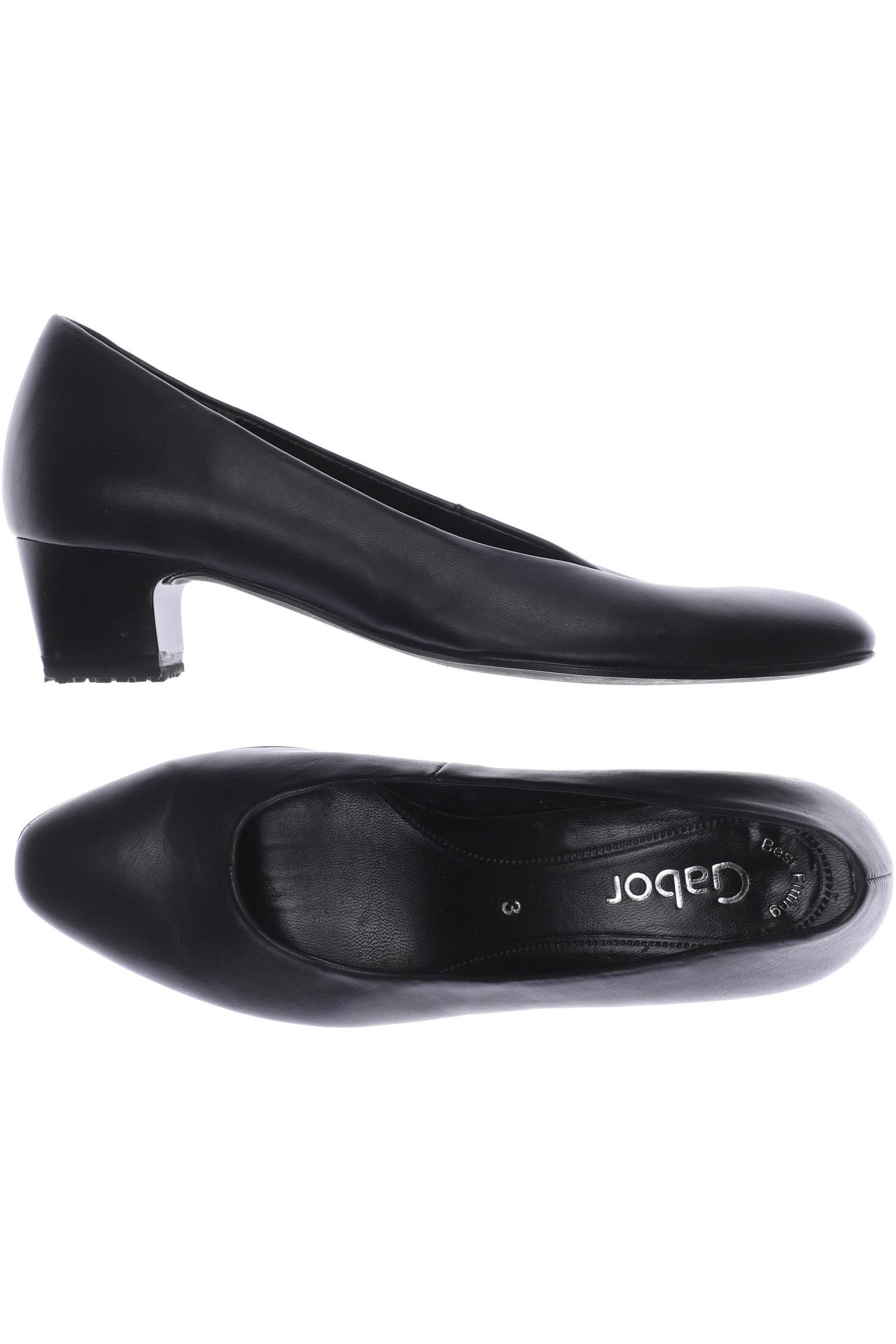 

Gabor Damen Pumps, schwarz, Gr. 3