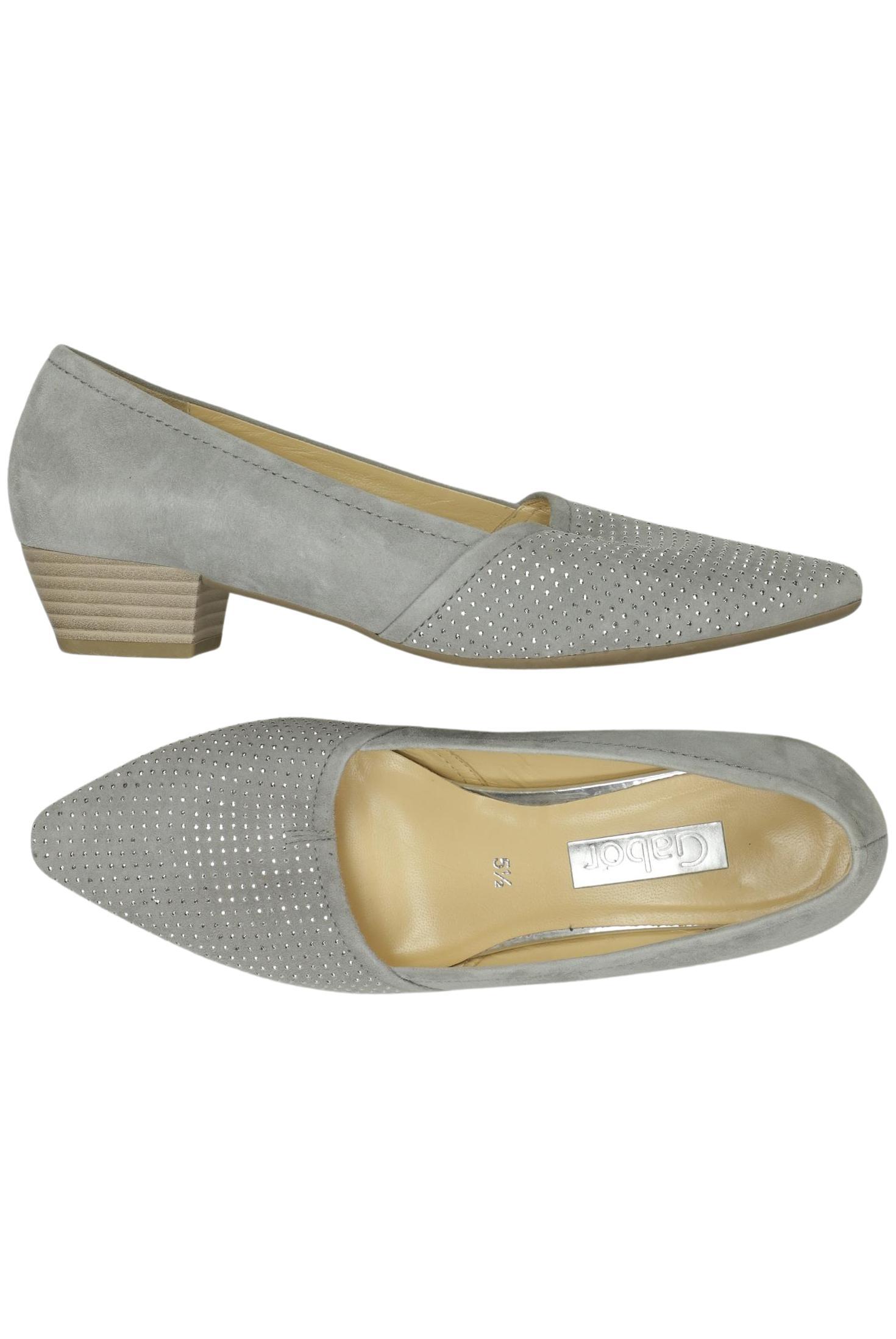 

Gabor Damen Pumps, grau, Gr. 5.5