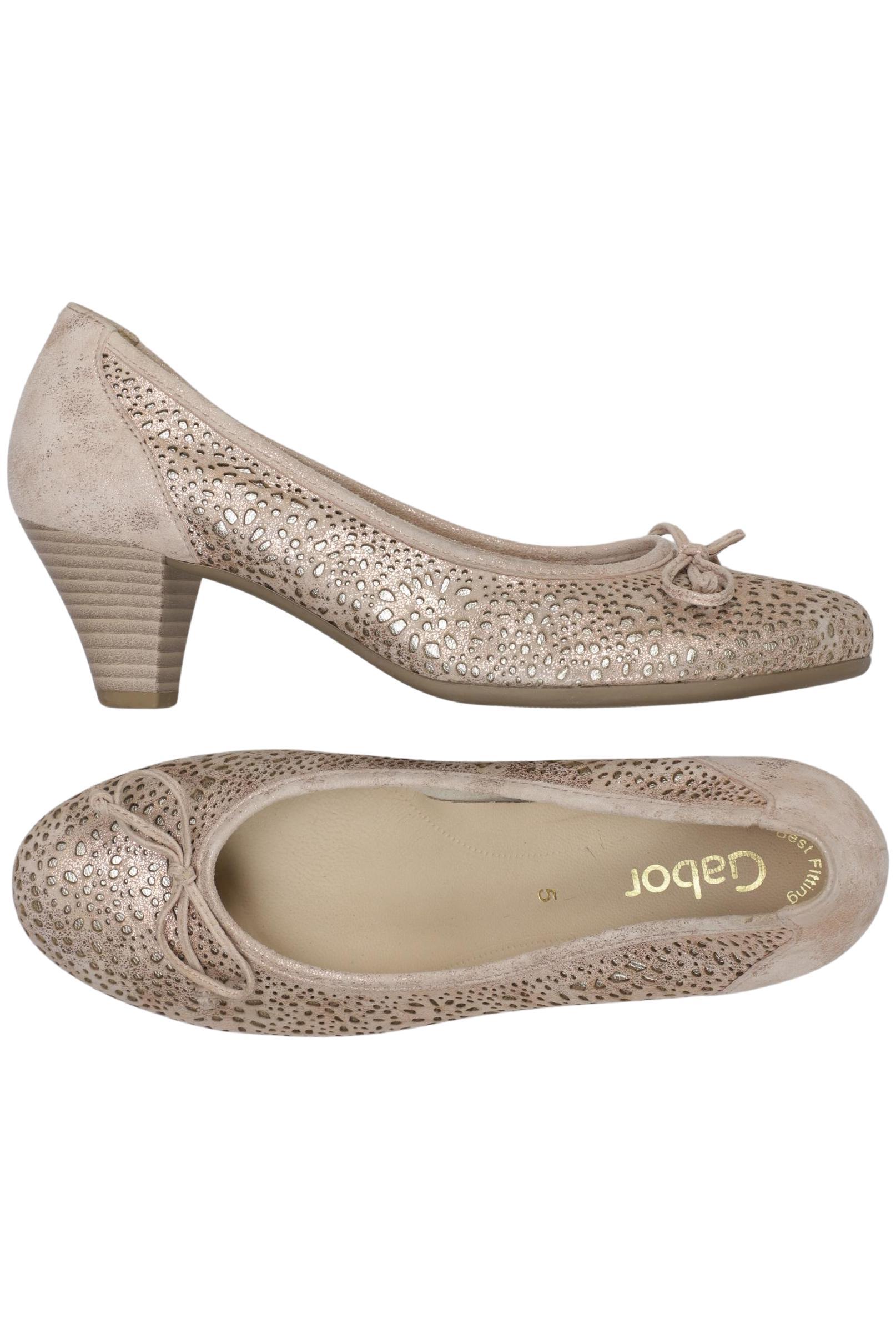 

Gabor Damen Pumps, beige, Gr. 5