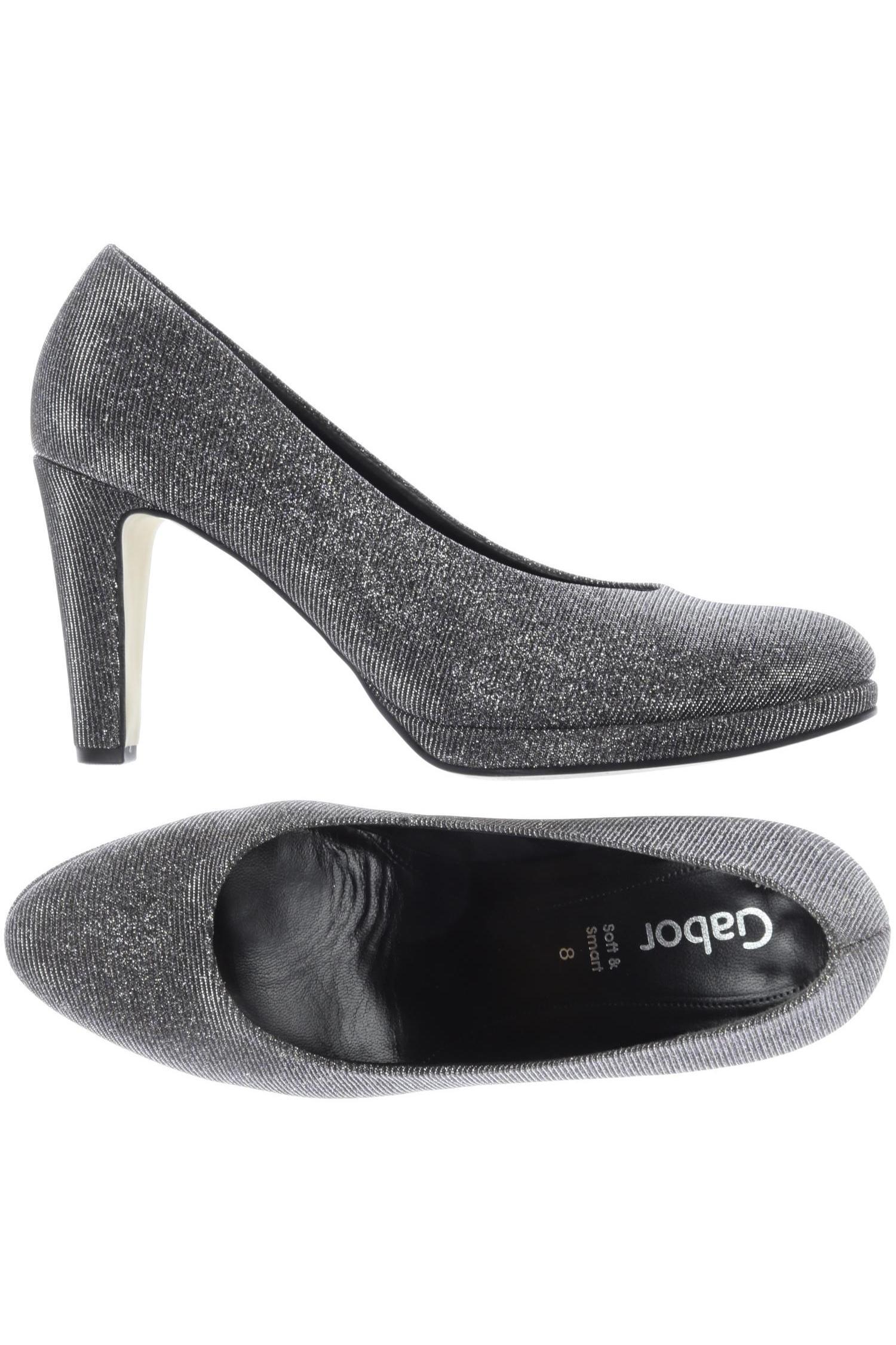 

Gabor Damen Pumps, silber, Gr. 8