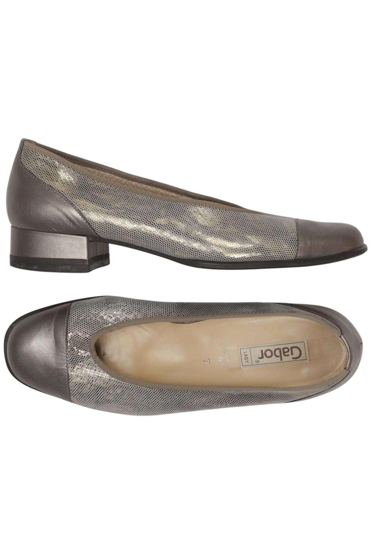 

Gabor Damen Pumps, silber, Gr. 7