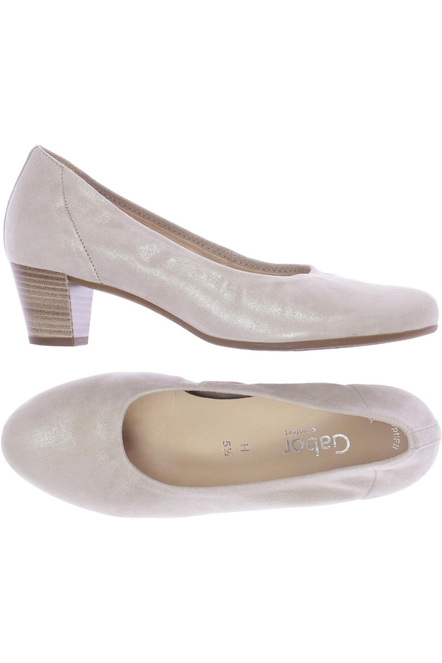 

Gabor Damen Pumps, beige, Gr. 5.5