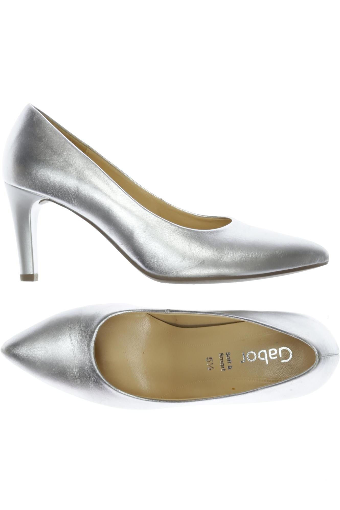 

Gabor Damen Pumps, silber, Gr. 5.5