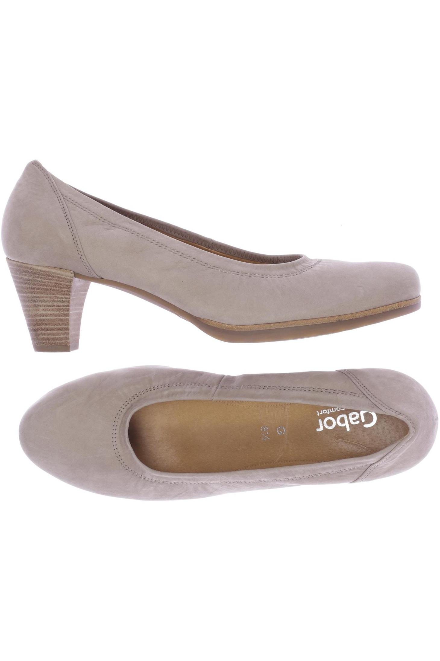 

Gabor Damen Pumps, beige, Gr. 8.5