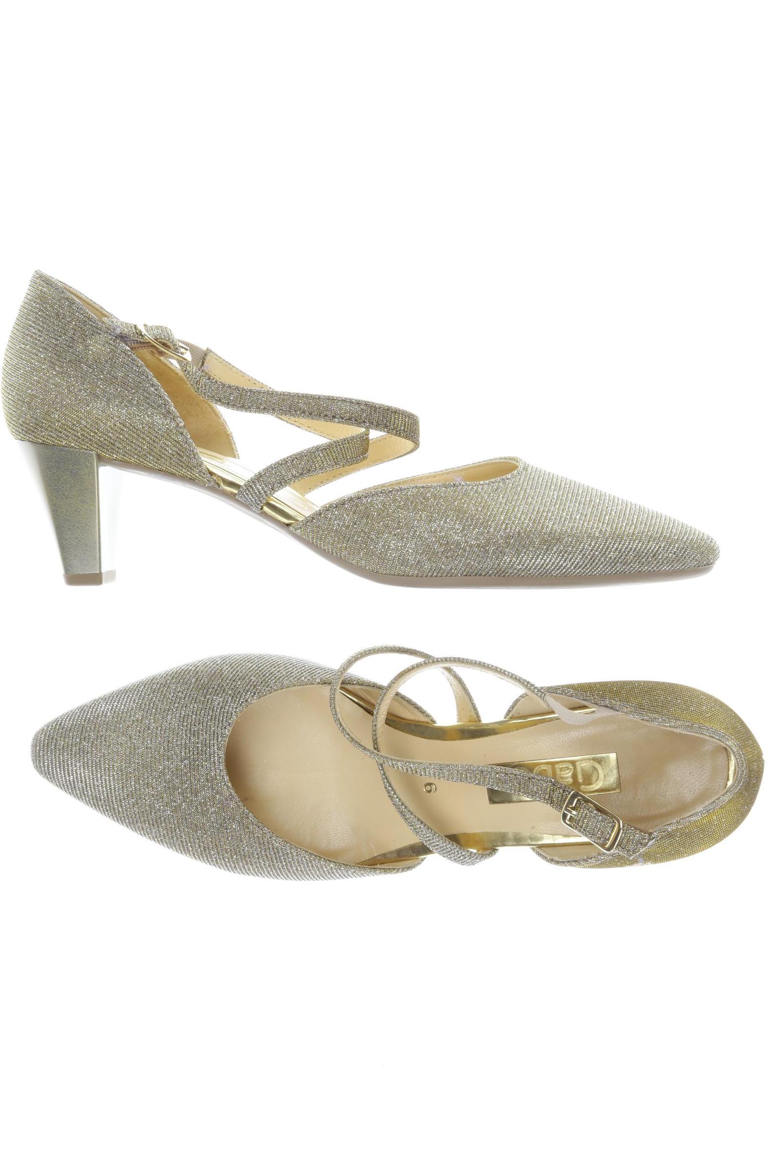 

Gabor Damen Pumps, gold, Gr. 6