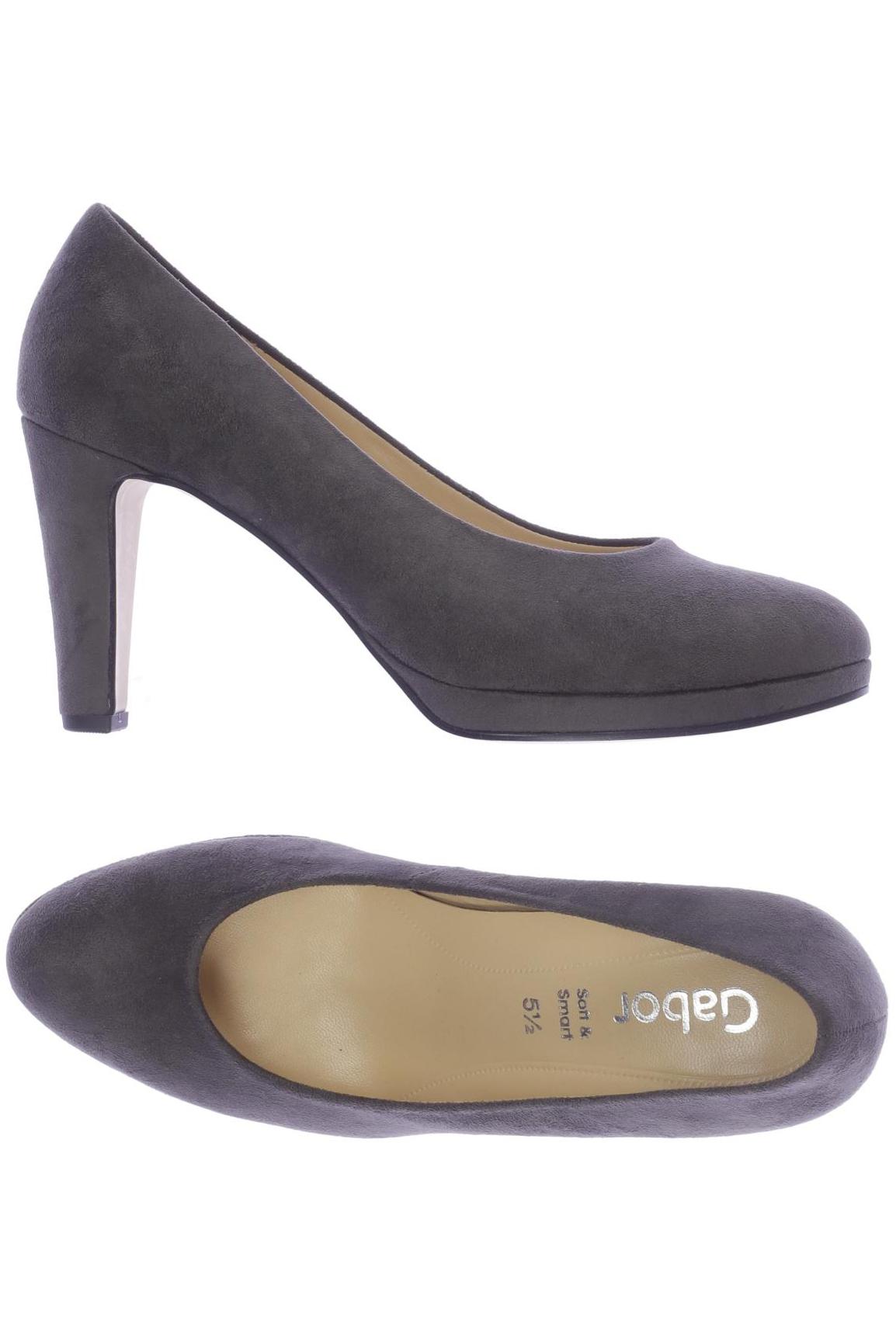 

Gabor Damen Pumps, grau, Gr. 5.5