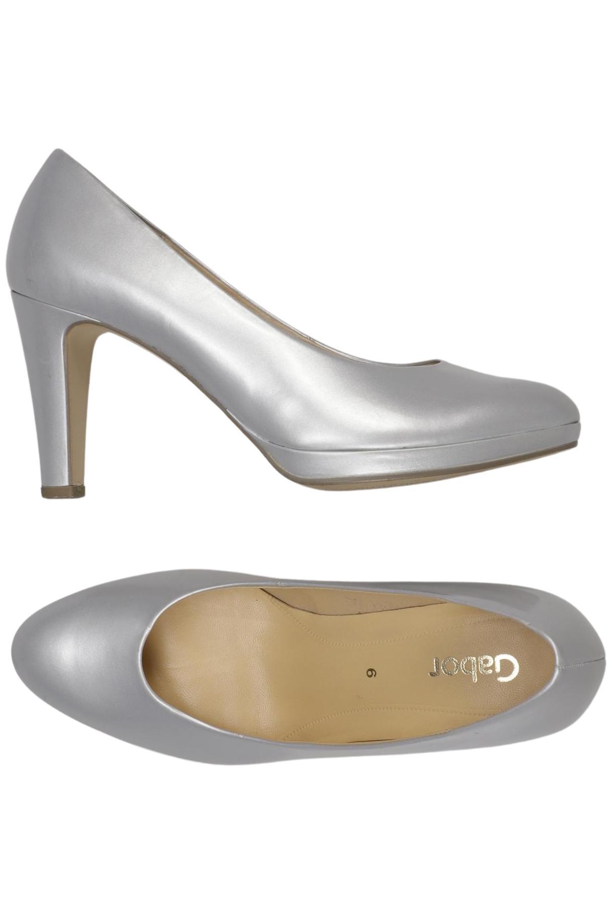 

Gabor Damen Pumps, silber, Gr. 6