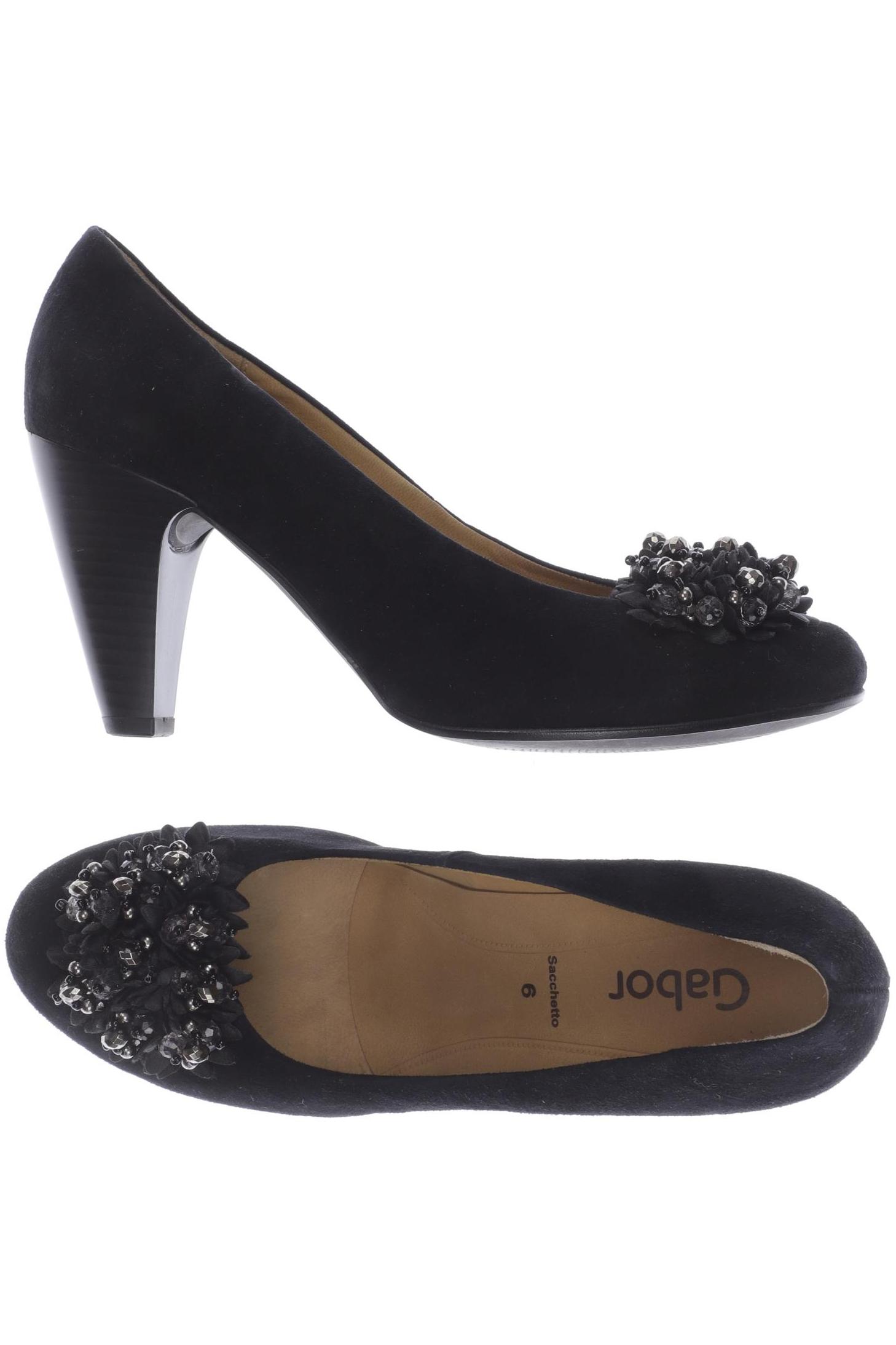 

Gabor Damen Pumps, schwarz, Gr. 6