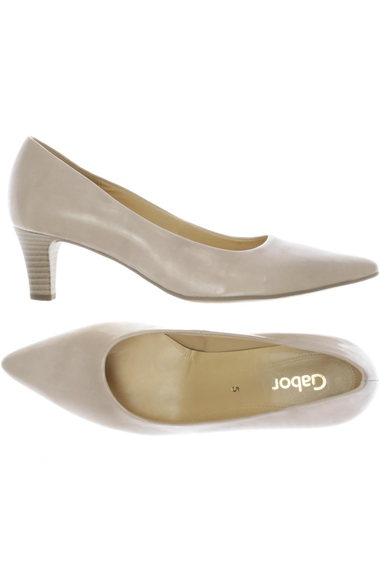 

Gabor Damen Pumps, beige, Gr. 5
