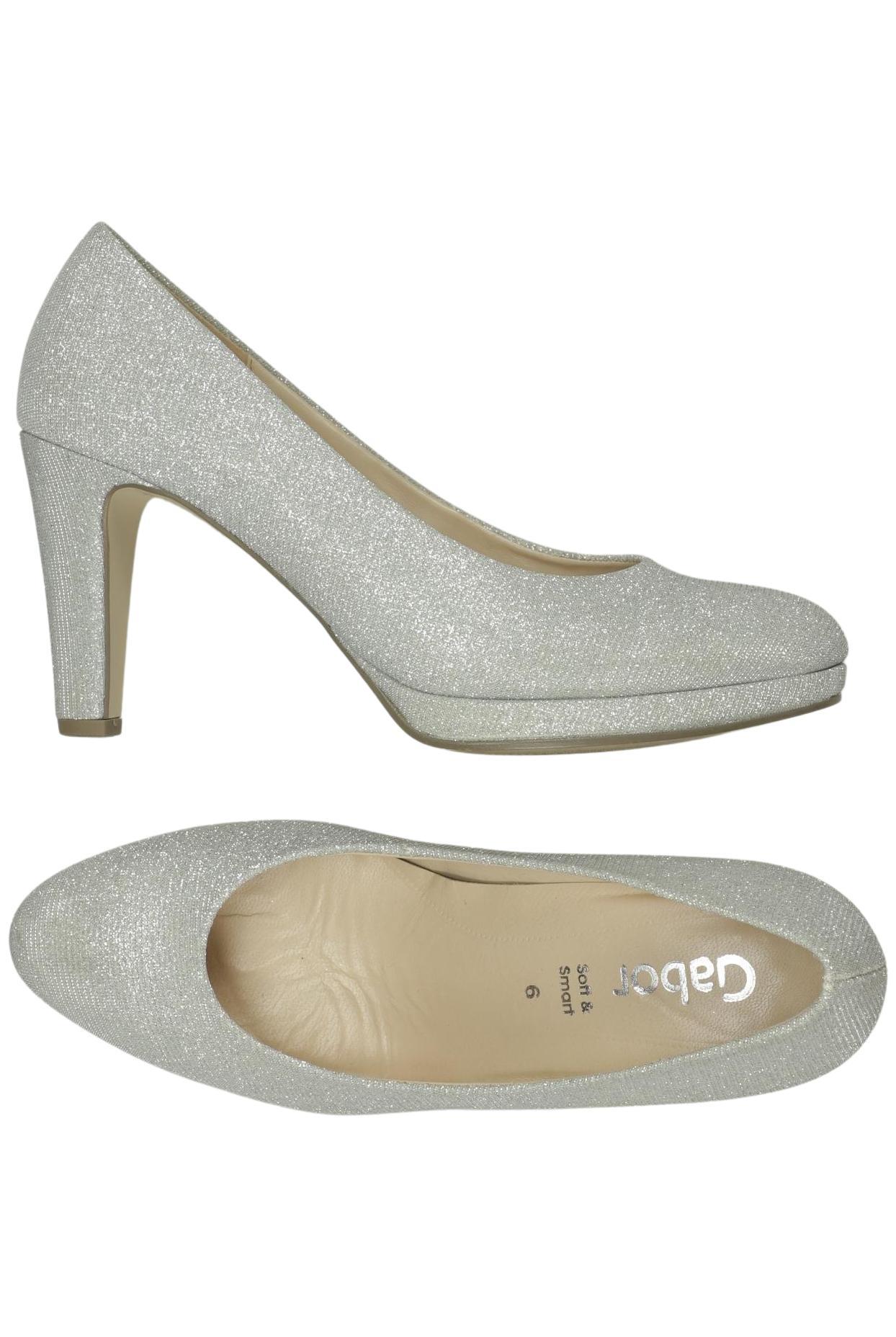 

Gabor Damen Pumps, silber, Gr. 6