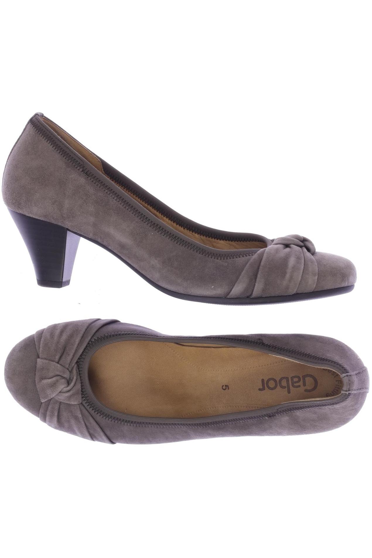 

Gabor Damen Pumps, grau, Gr. 5