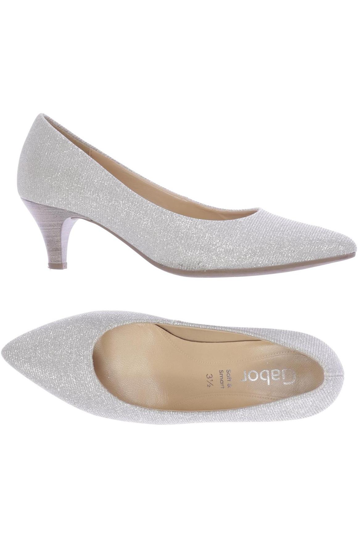 

Gabor Damen Pumps, silber, Gr. 3.5
