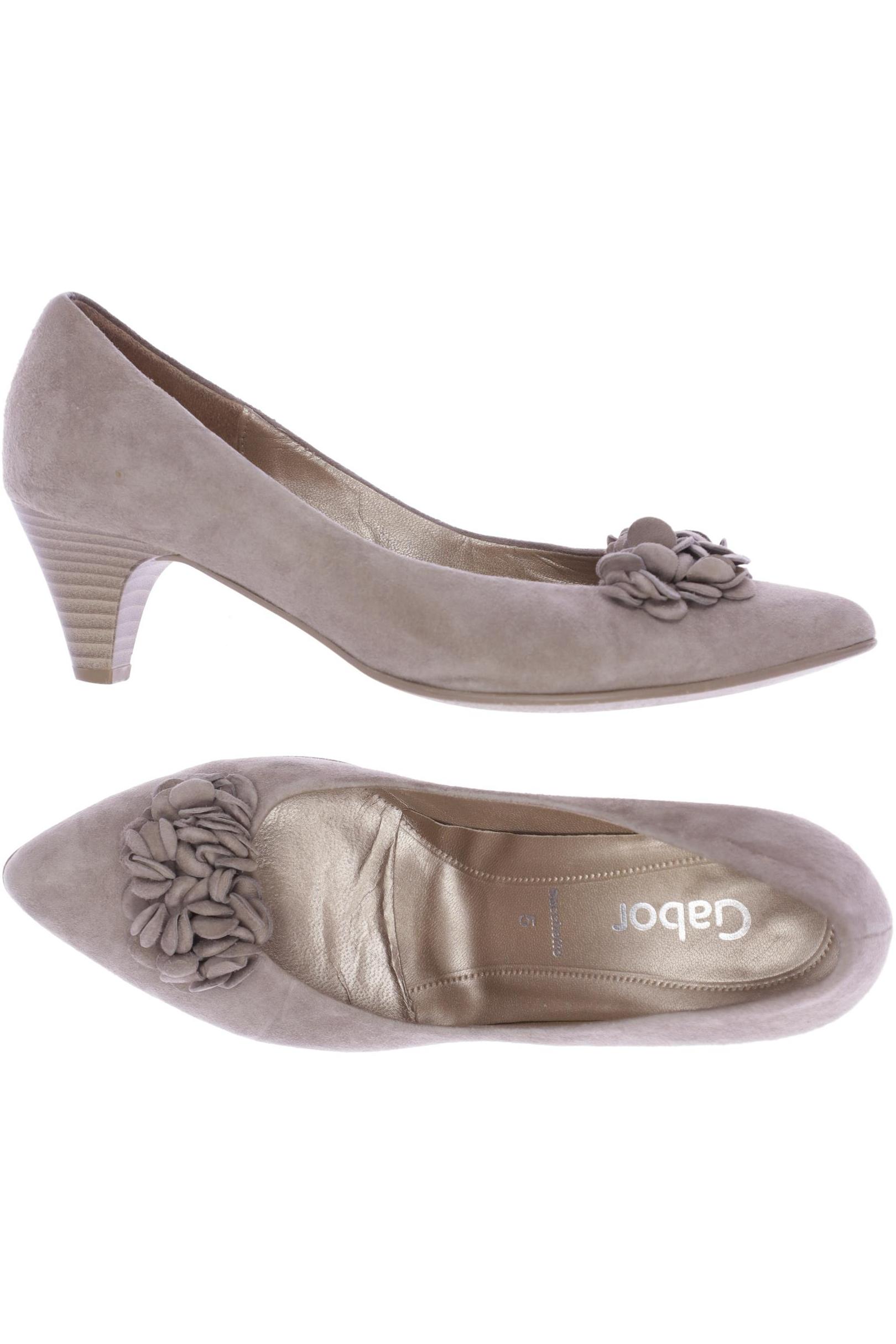 

Gabor Damen Pumps, beige, Gr. 5