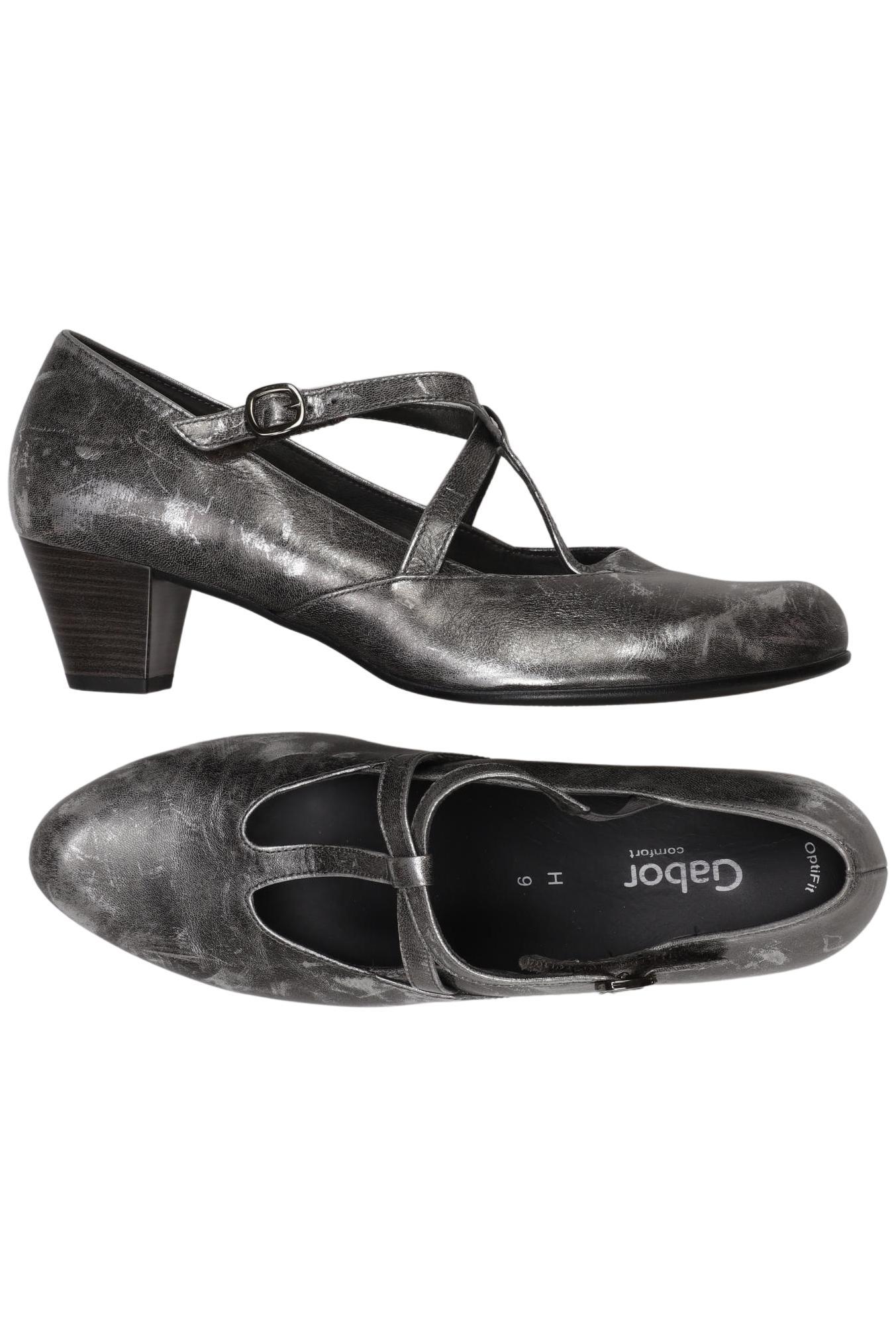 

Gabor Damen Pumps, silber, Gr. 9