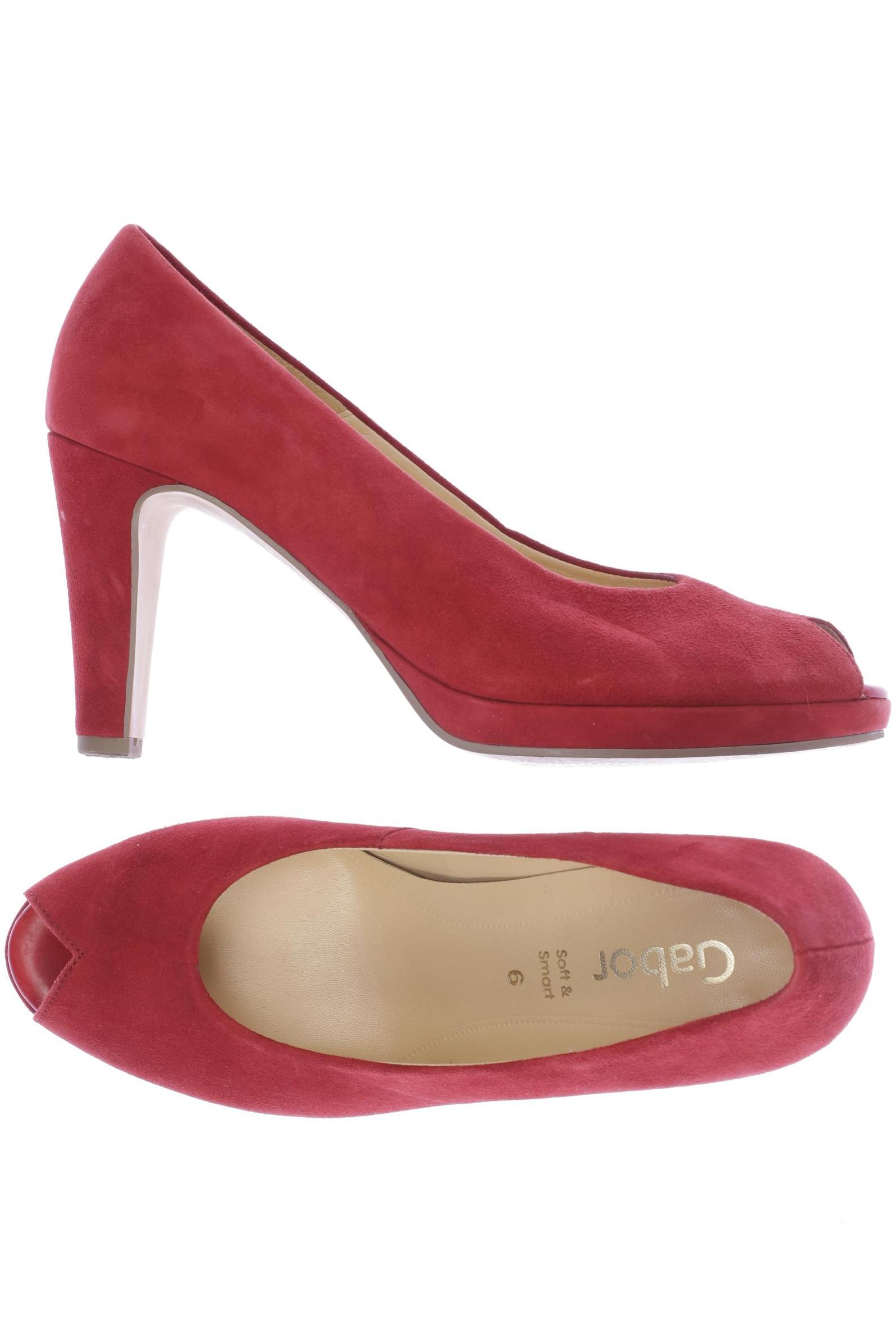 

Gabor Damen Pumps, rot, Gr. 6