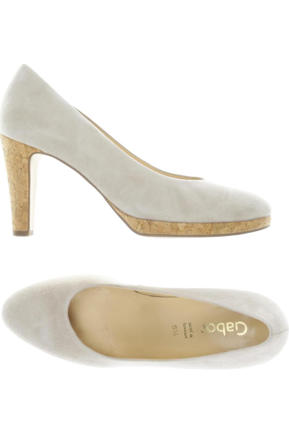 

Gabor Damen Pumps, beige, Gr. 5.5