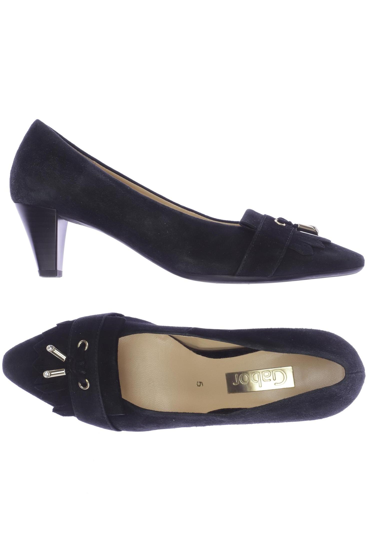

Gabor Damen Pumps, schwarz, Gr. 5