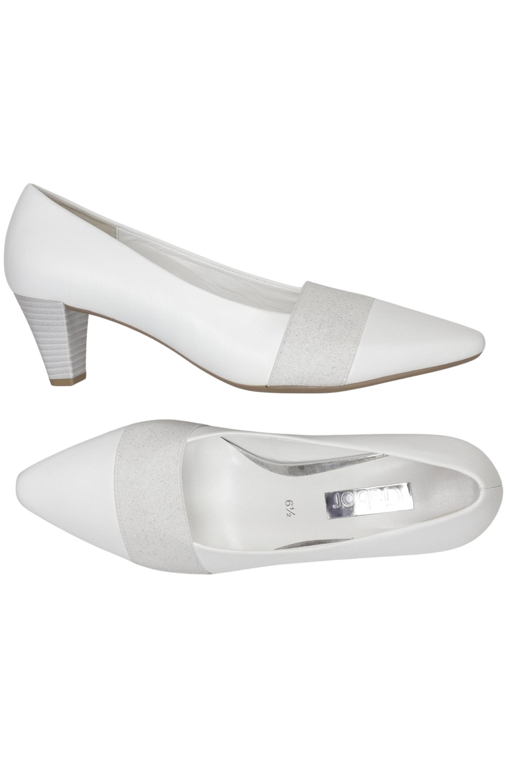 

Gabor Damen Pumps, weiß, Gr. 6.5
