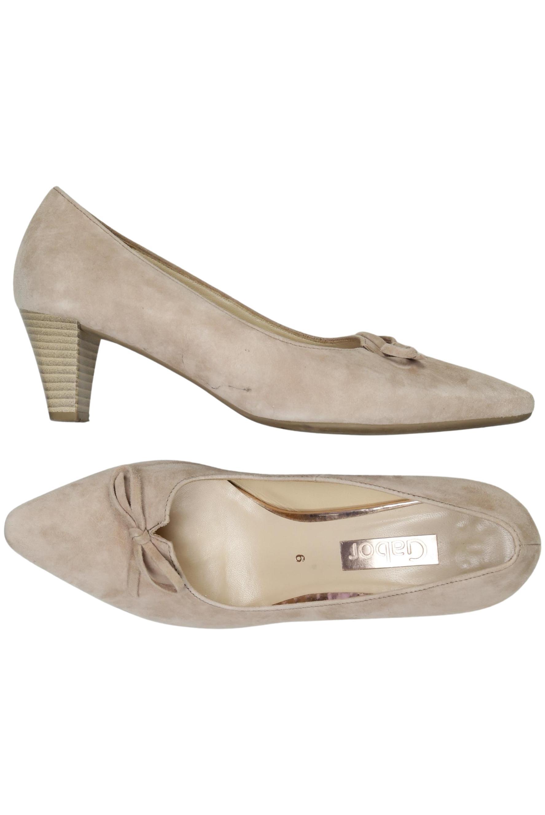 

Gabor Damen Pumps, beige, Gr. 6