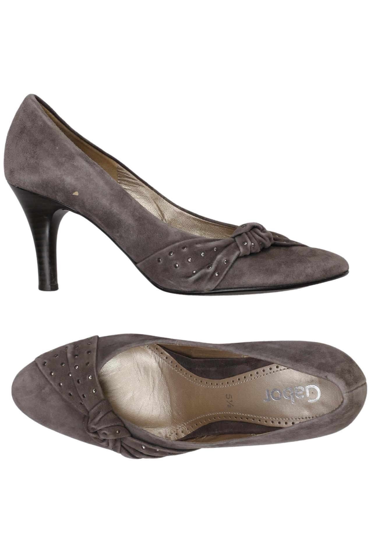 

Gabor Damen Pumps, grau, Gr. 5.5