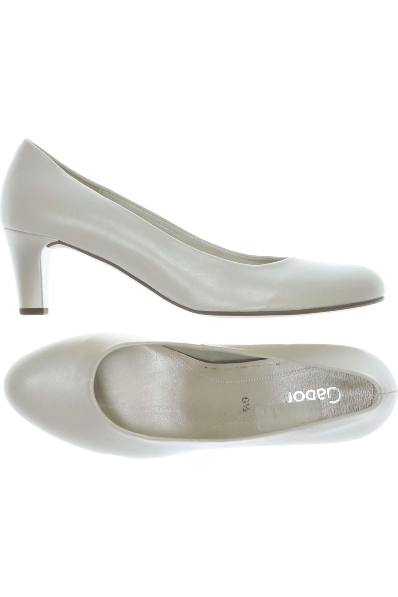 

Gabor Damen Pumps, weiß, Gr. 6.5