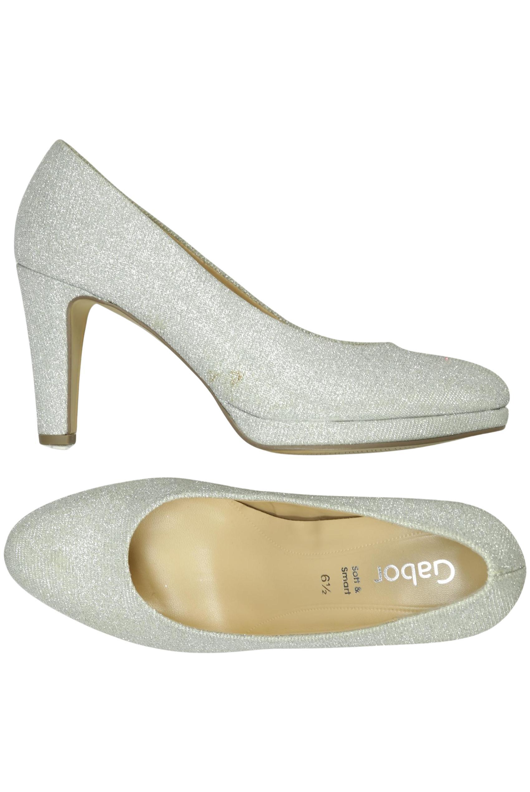 

Gabor Damen Pumps, silber, Gr. 6.5