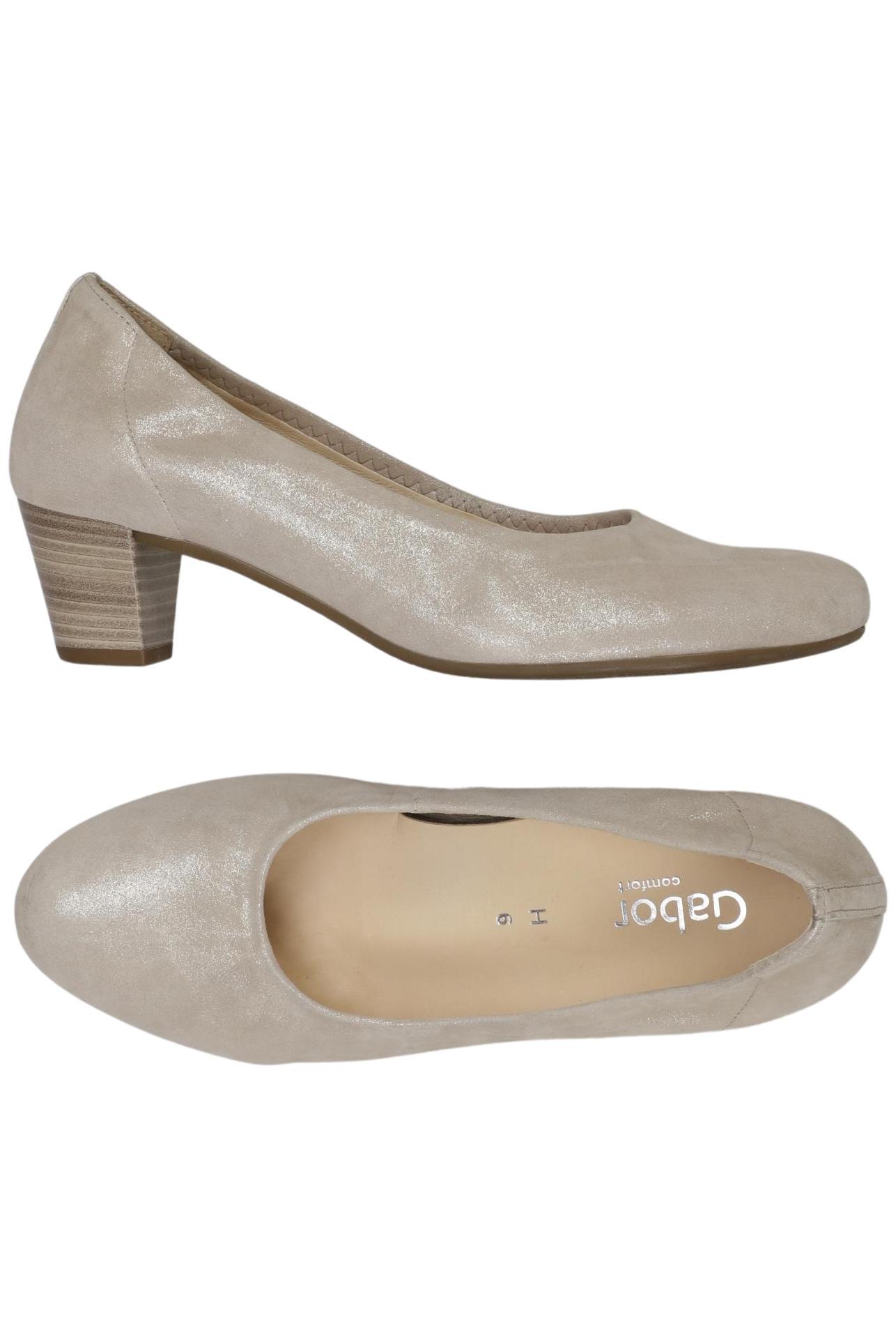 

Gabor Damen Pumps, beige, Gr. 6