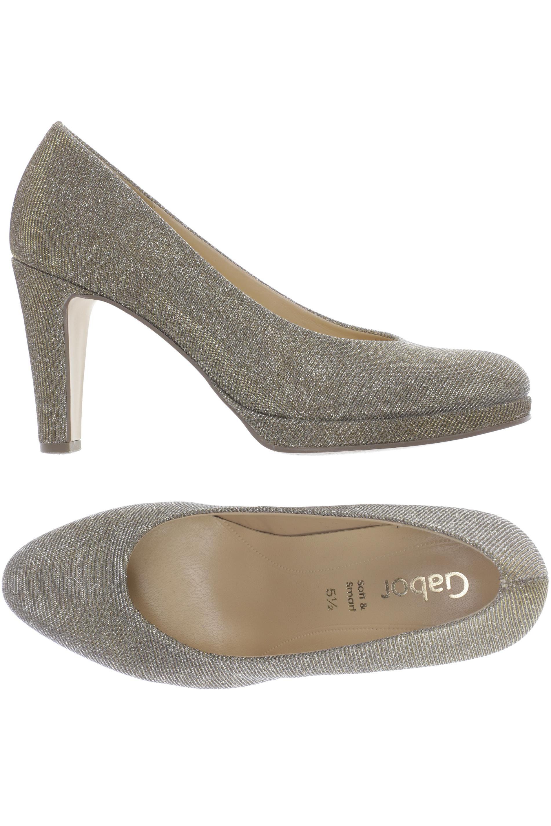 

Gabor Damen Pumps, gold, Gr. 5.5