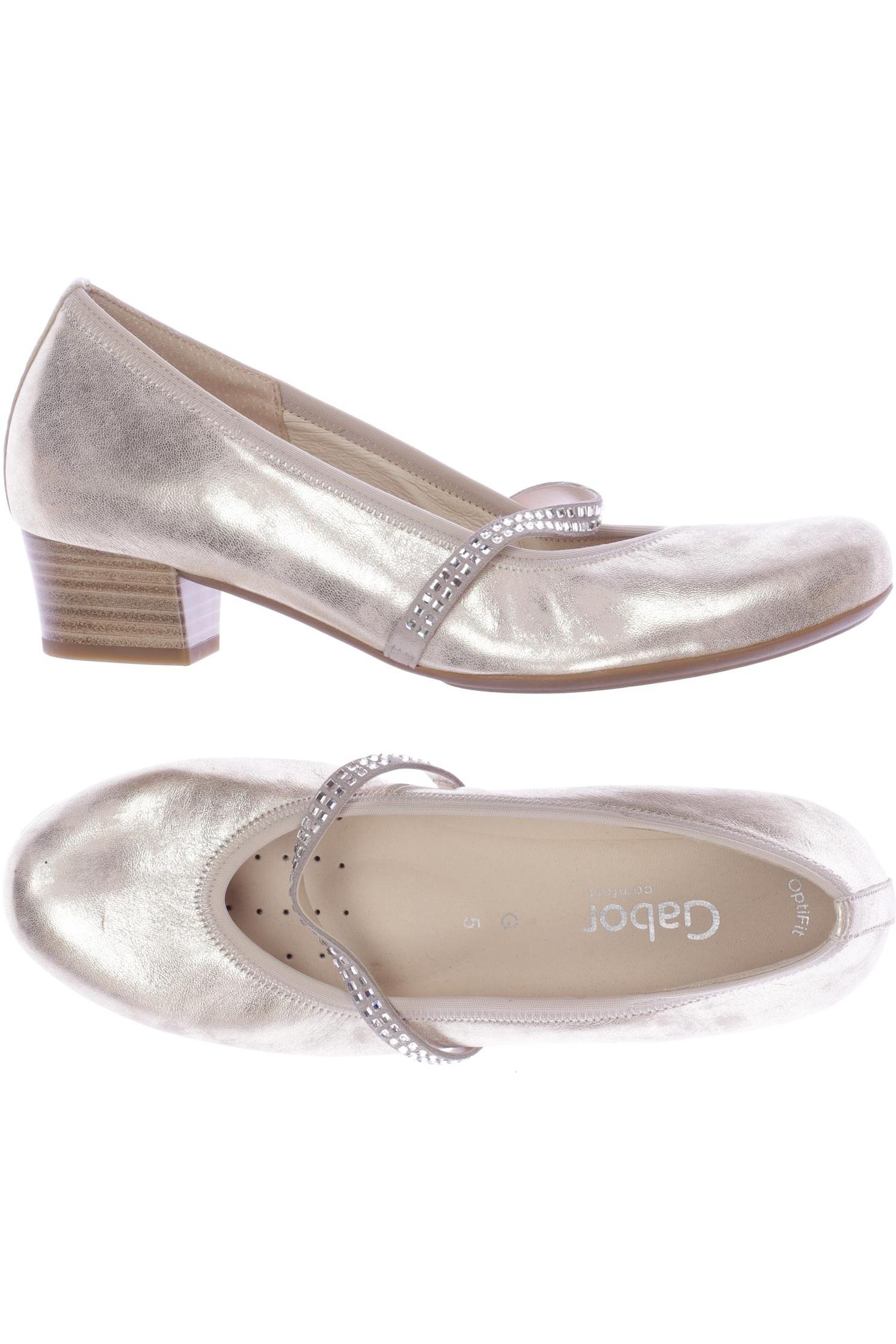 

Gabor Damen Pumps, beige, Gr. 5