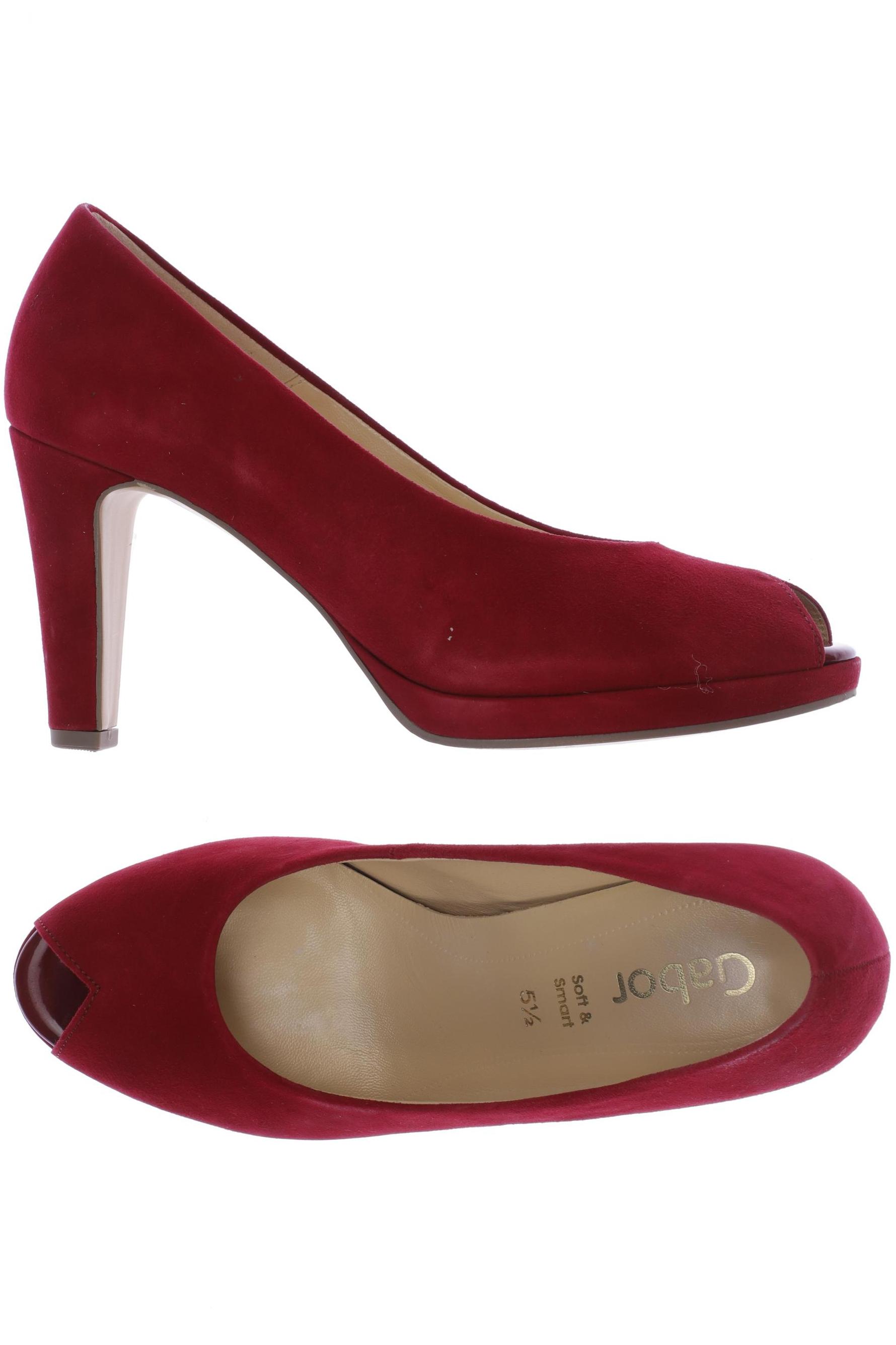 

Gabor Damen Pumps, rot, Gr. 5.5