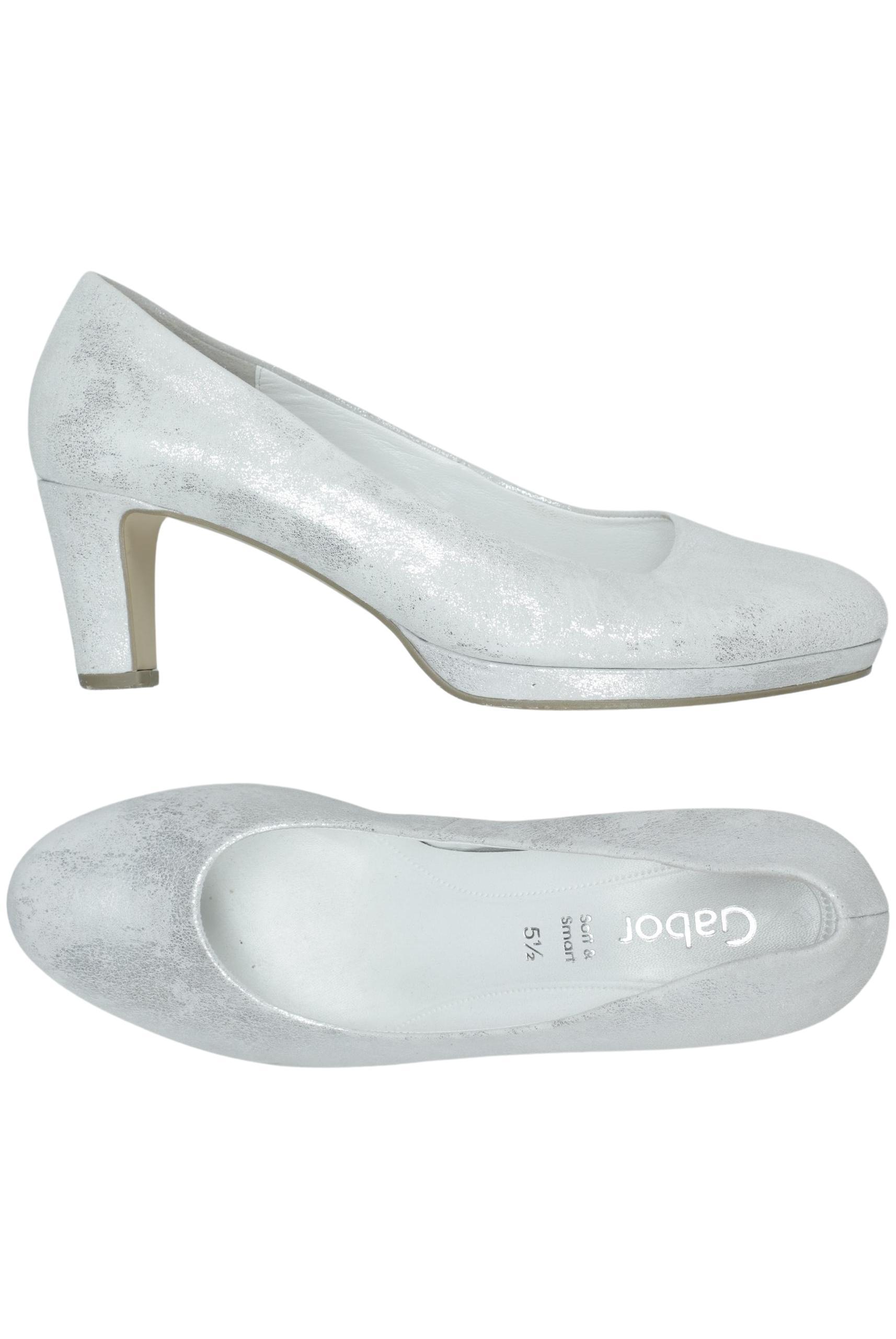 

Gabor Damen Pumps, silber, Gr. 5.5