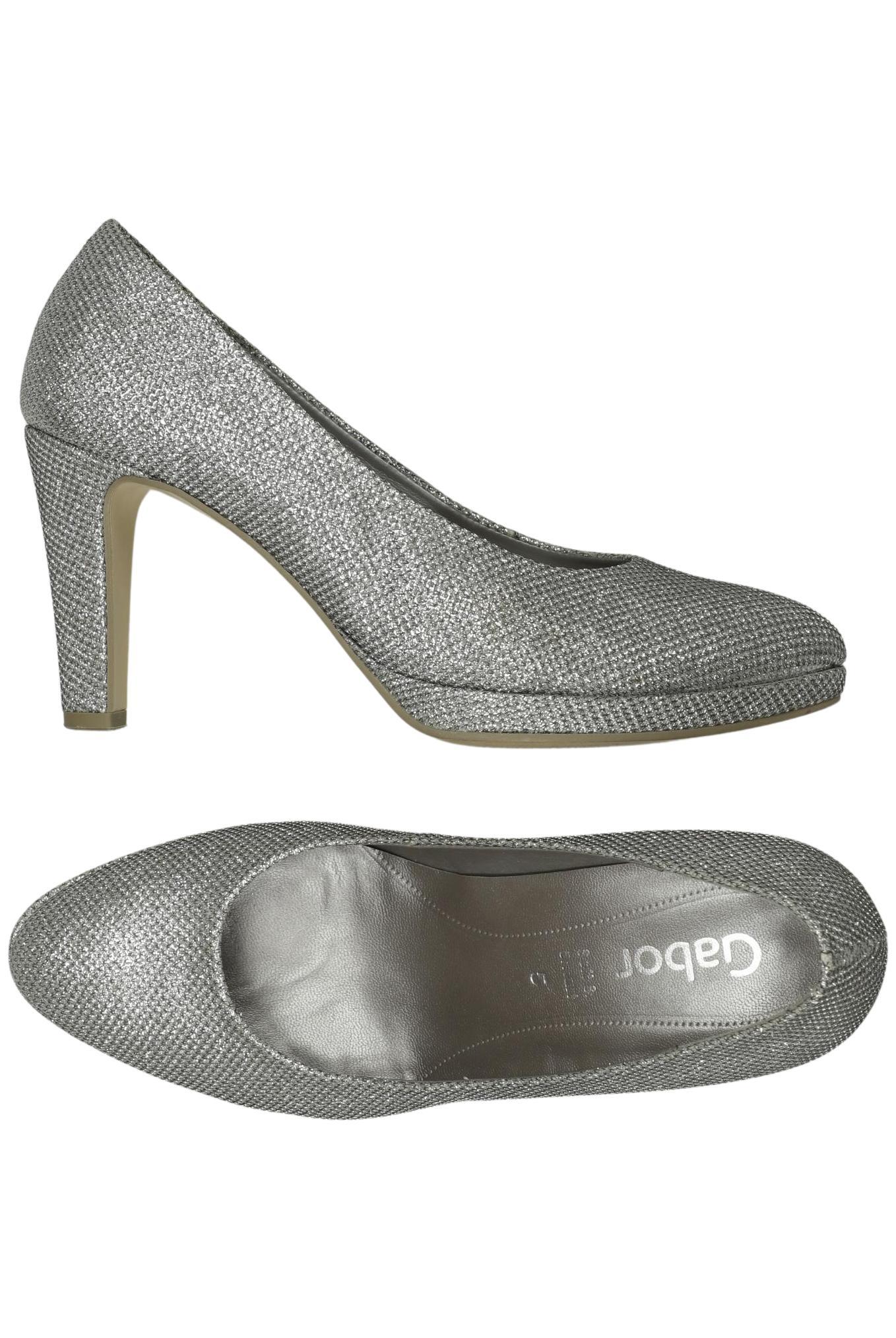 

Gabor Damen Pumps, silber, Gr. 5