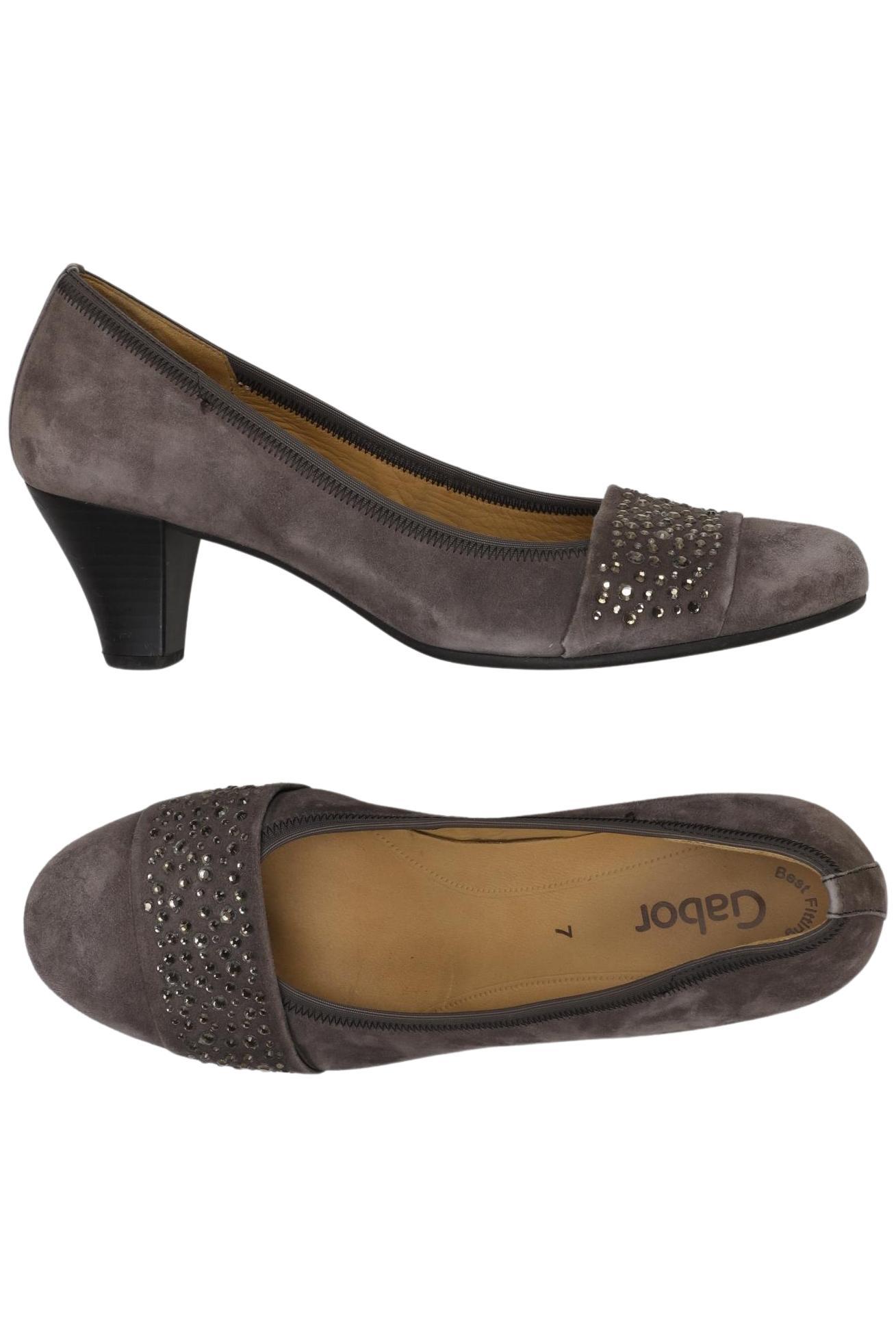 

Gabor Damen Pumps, grau, Gr. 7