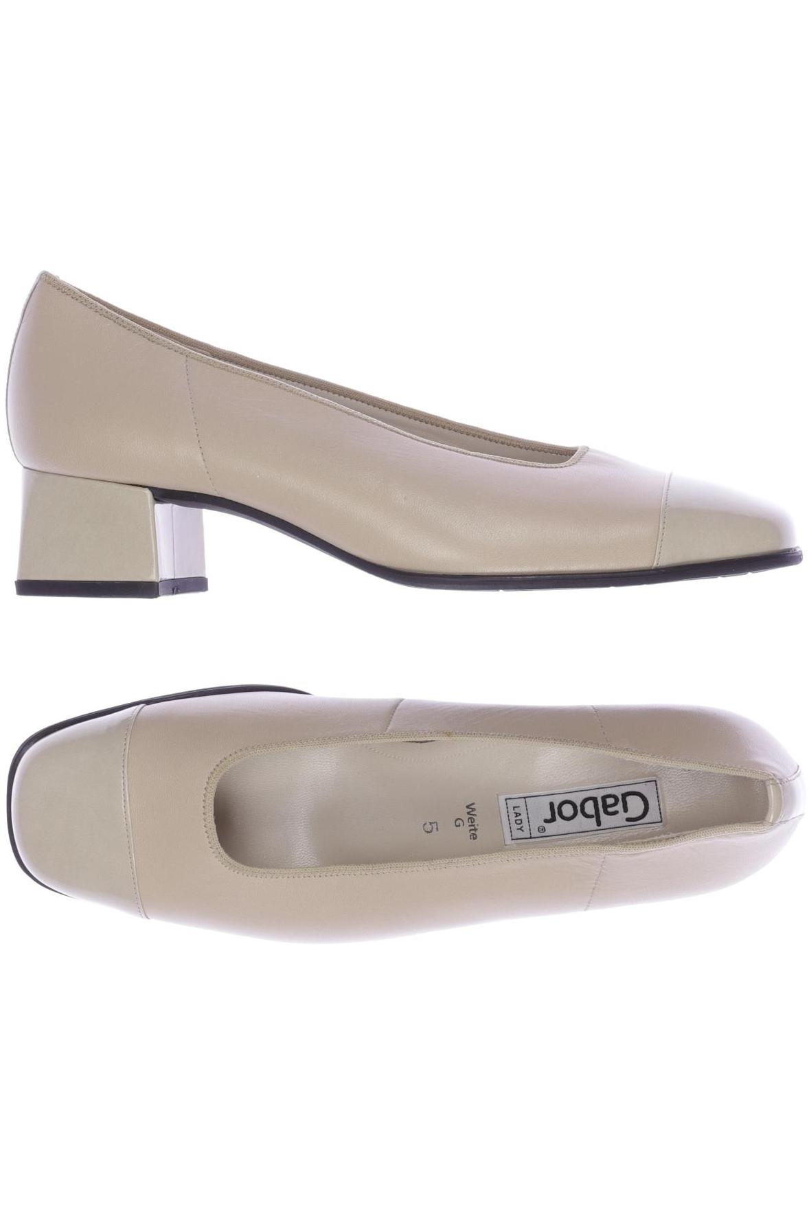 

Gabor Damen Pumps, beige, Gr. 5