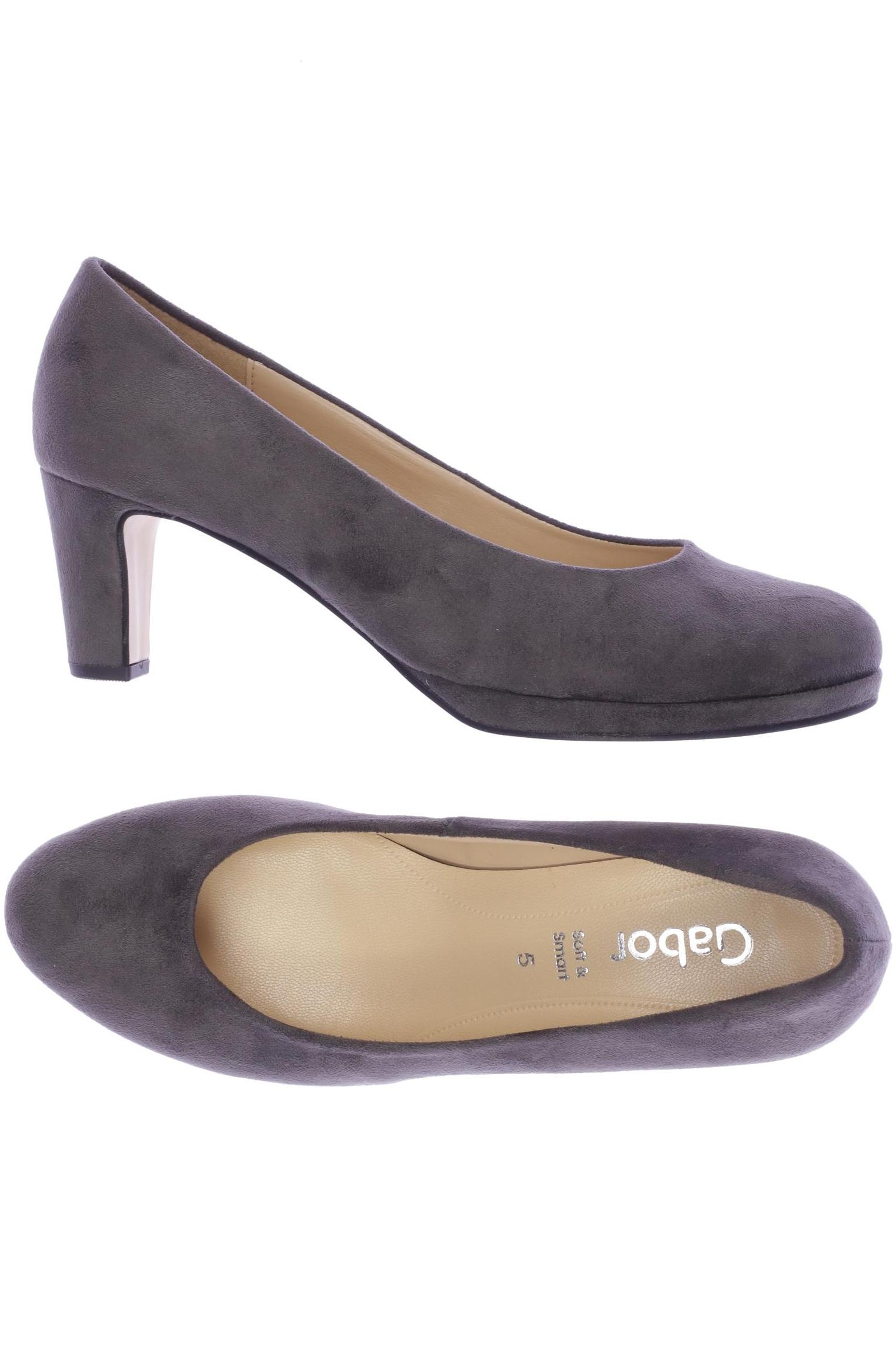 

Gabor Damen Pumps, grau, Gr. 5