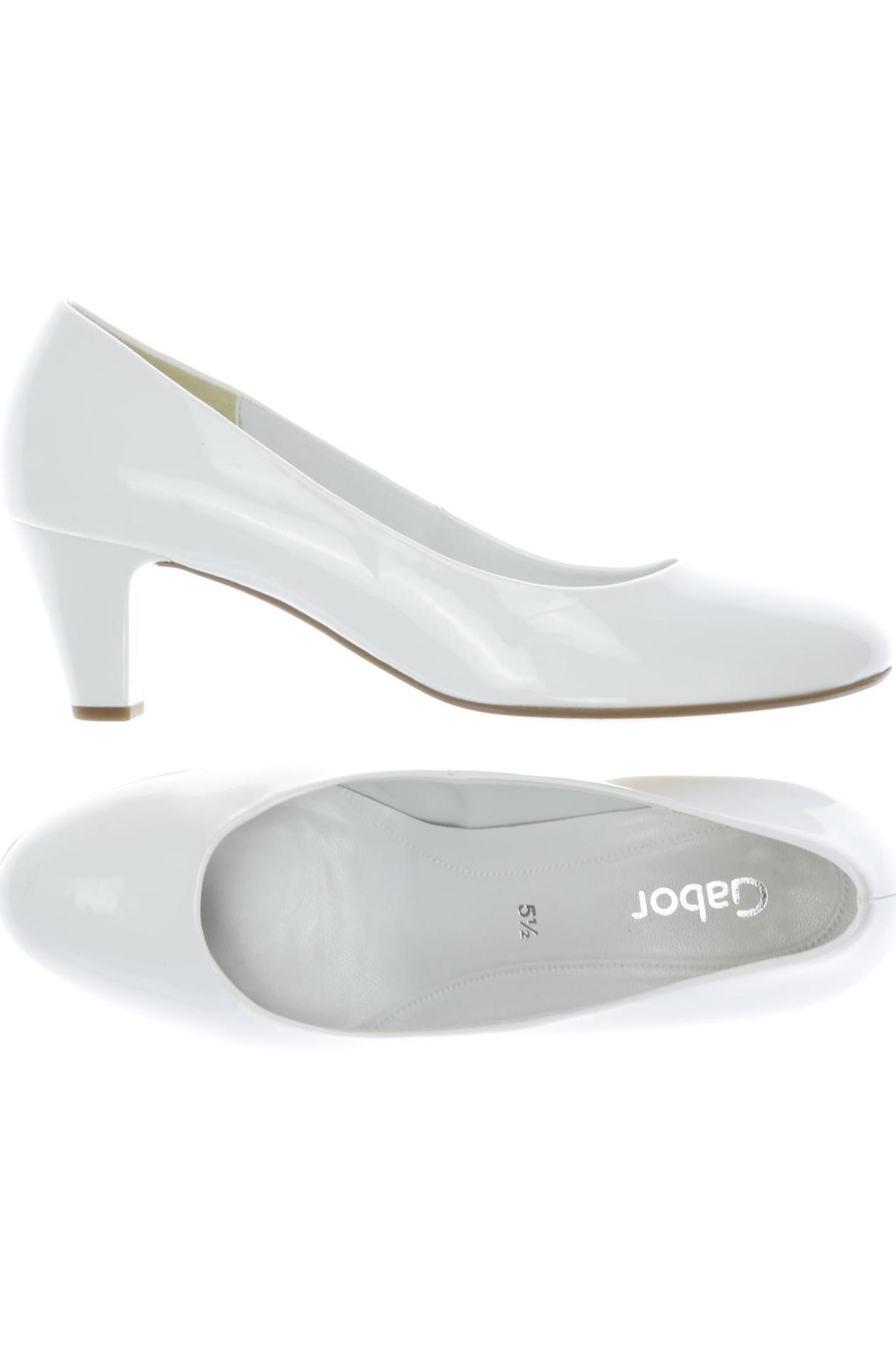 

Gabor Damen Pumps, weiß, Gr. 5.5