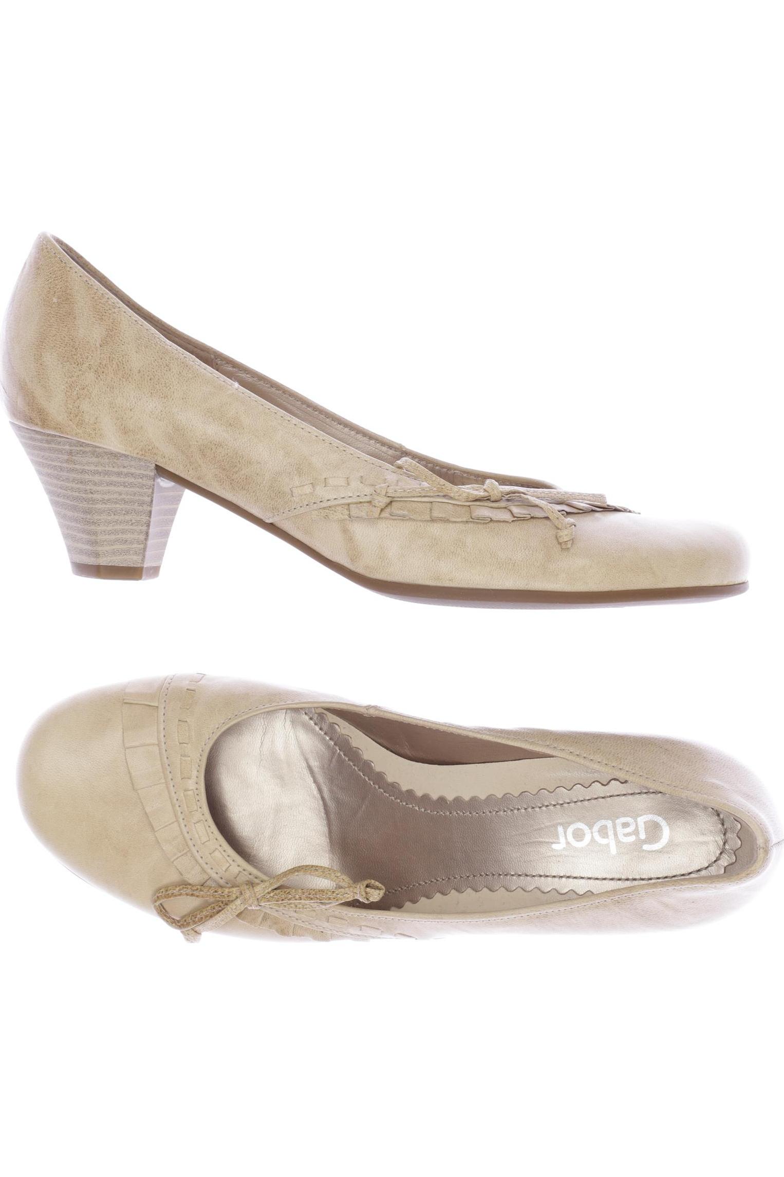 

Gabor Damen Pumps, beige, Gr. 5.5