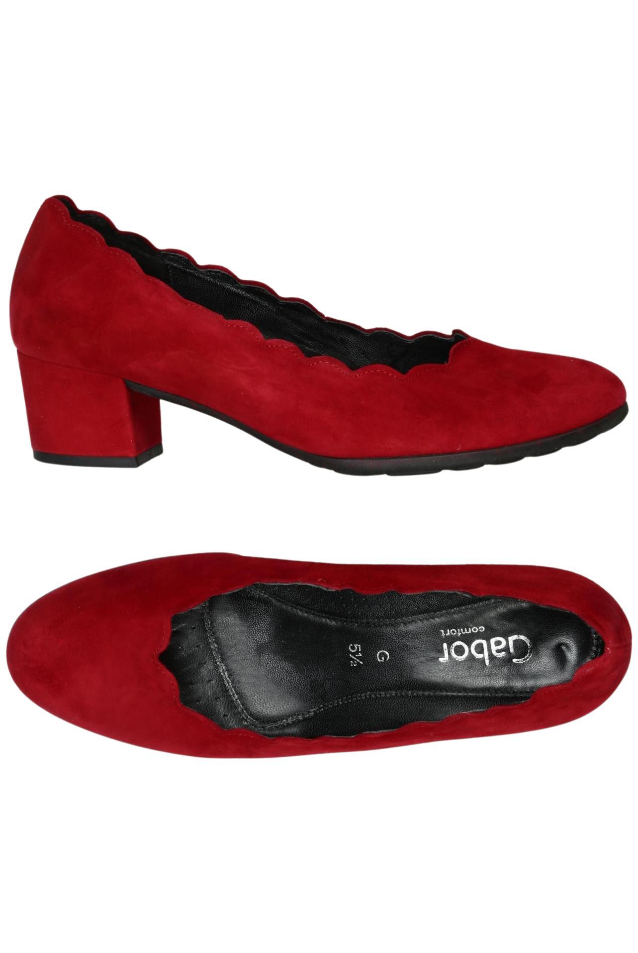 

Gabor Damen Pumps, rot, Gr. 5.5
