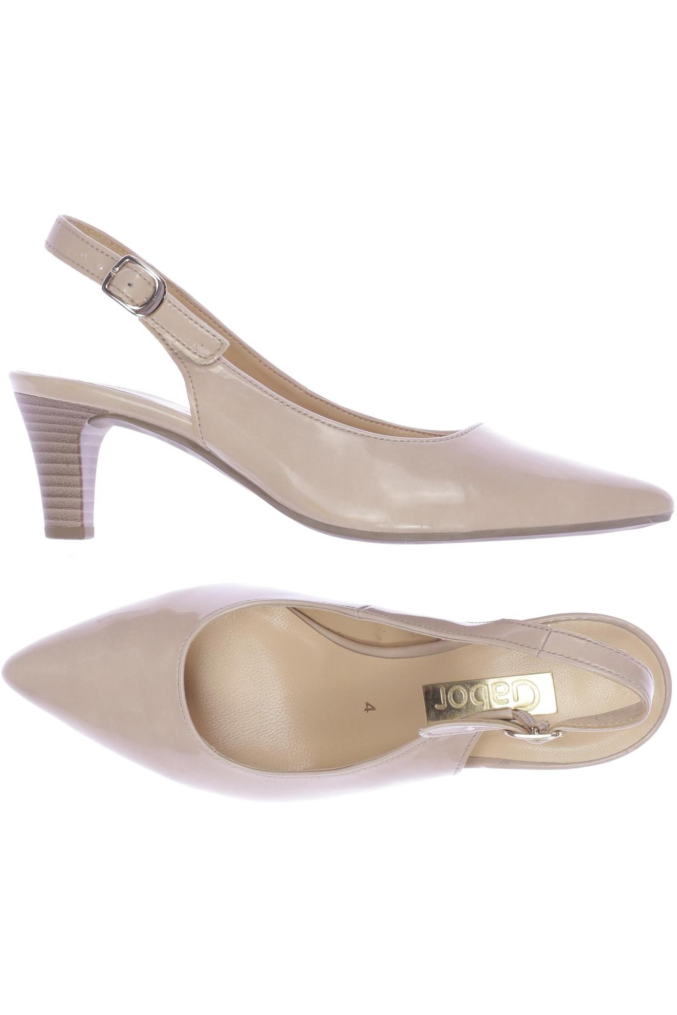 

Gabor Damen Pumps, beige, Gr. 4