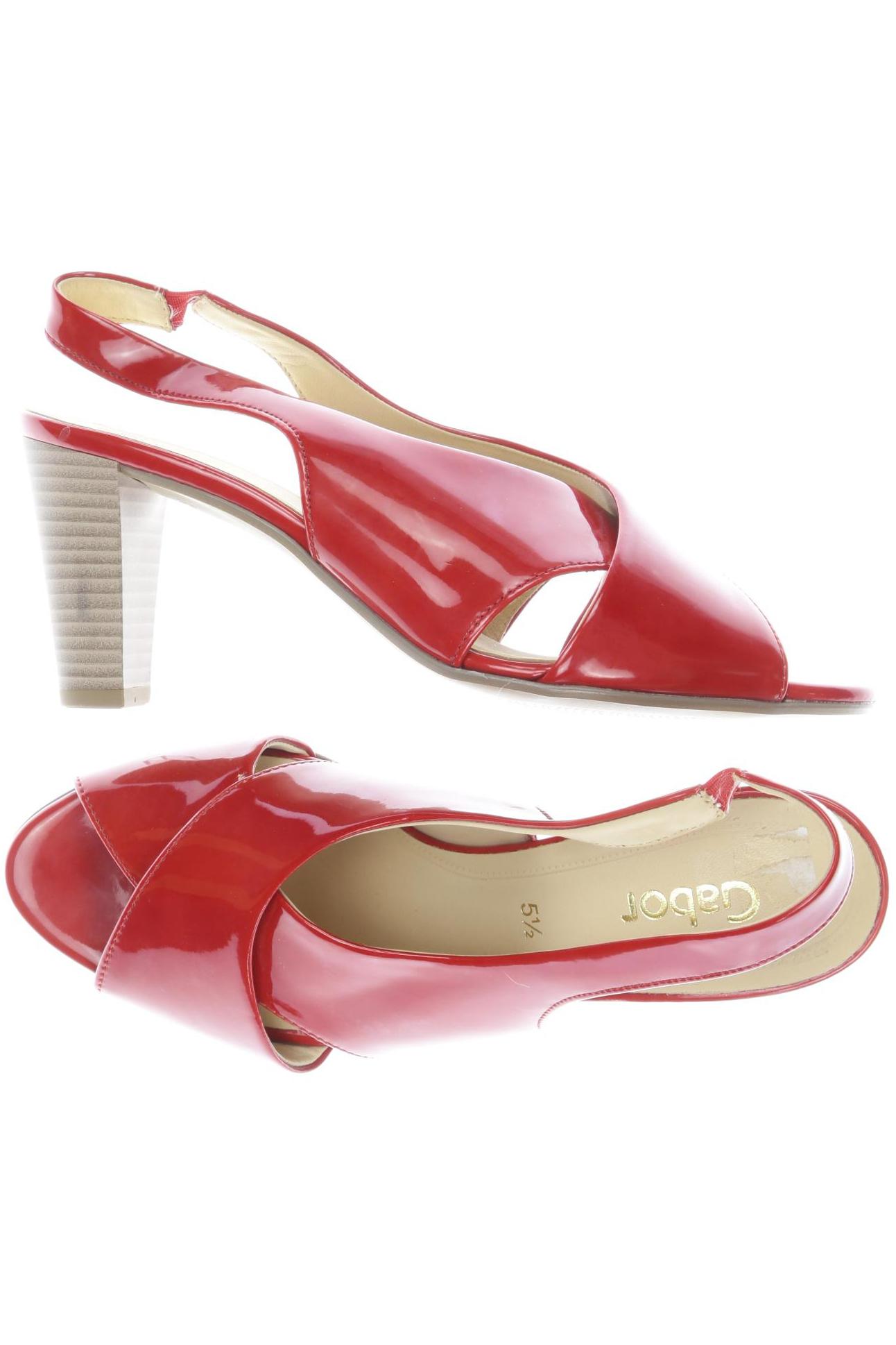 

Gabor Damen Pumps, rot, Gr. 5.5