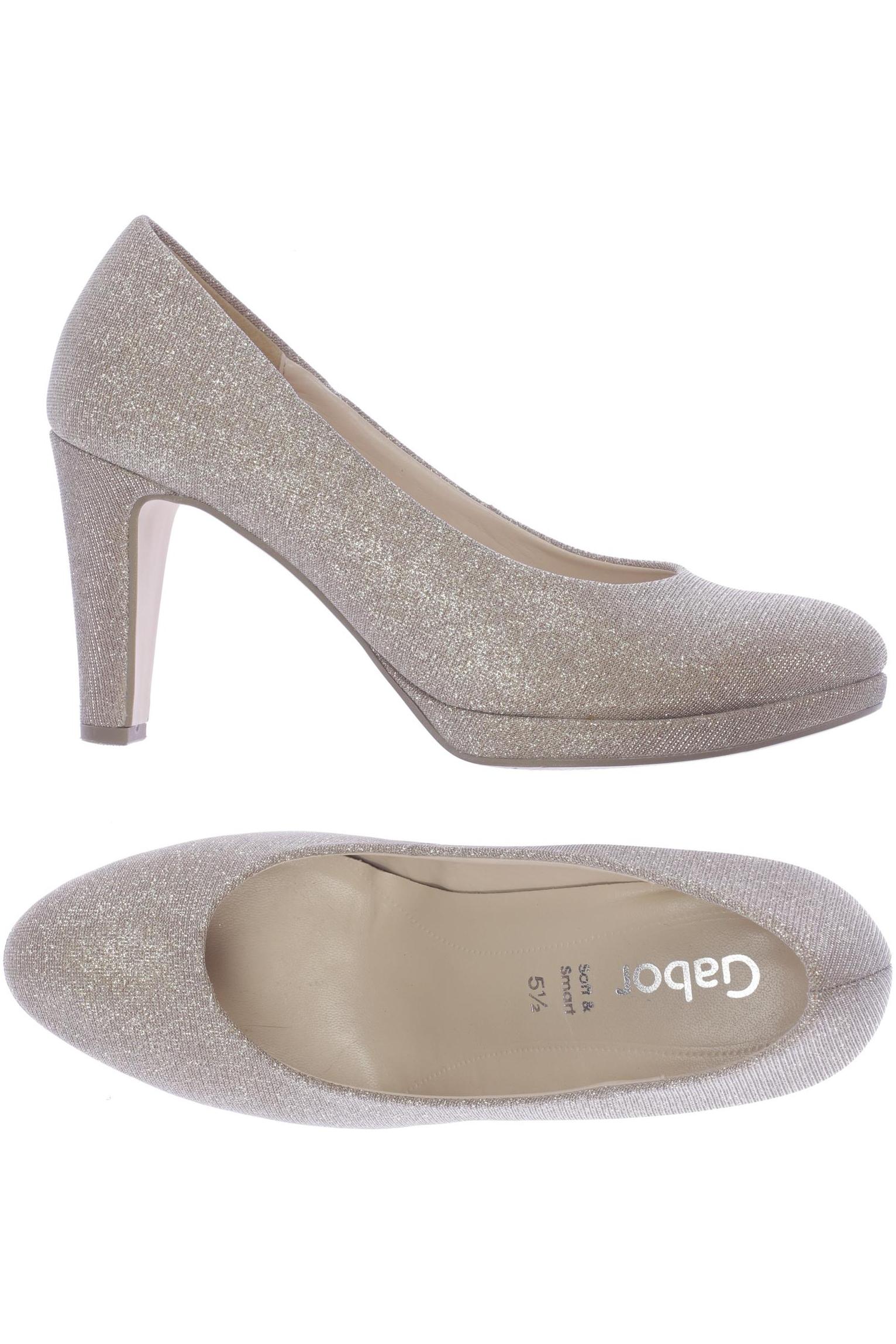 

Gabor Damen Pumps, beige, Gr. 5.5