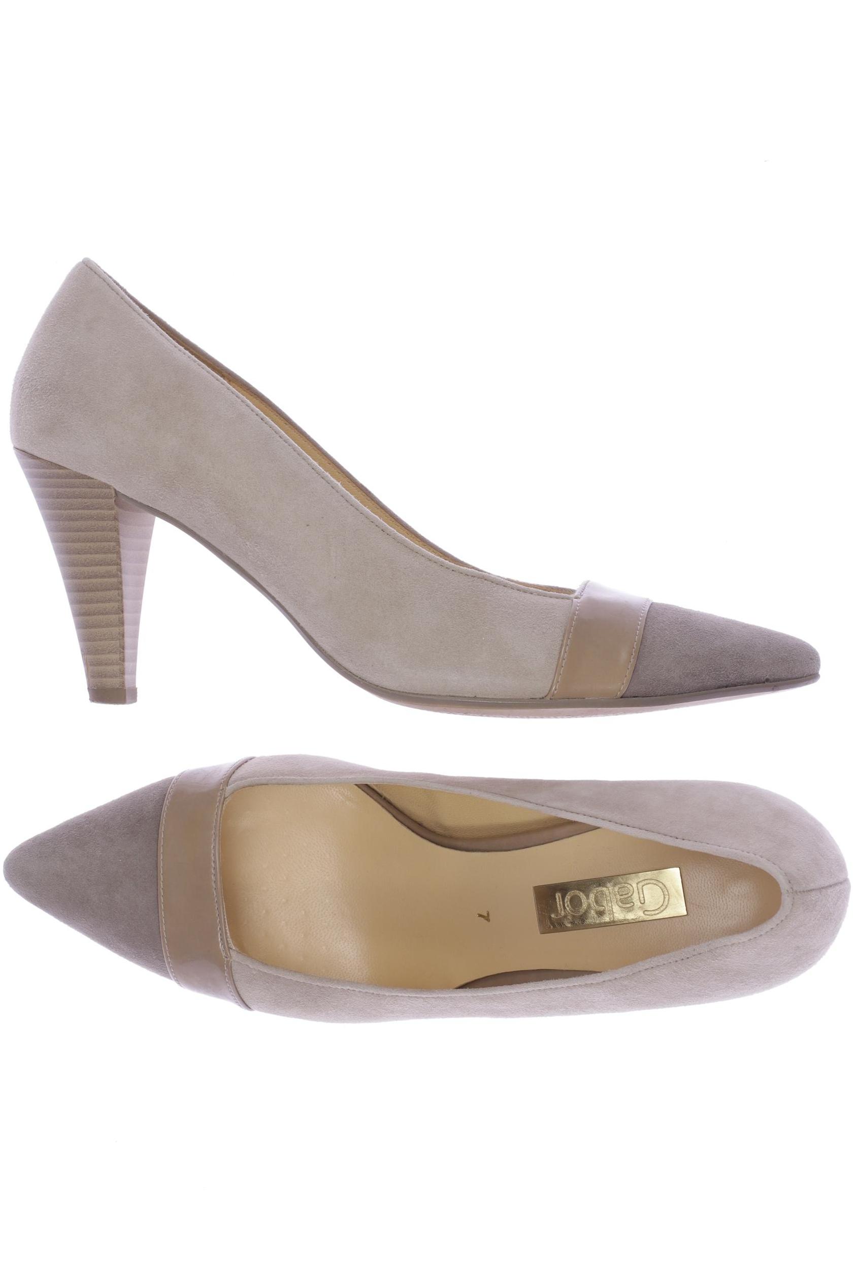 

Gabor Damen Pumps, beige, Gr. 7