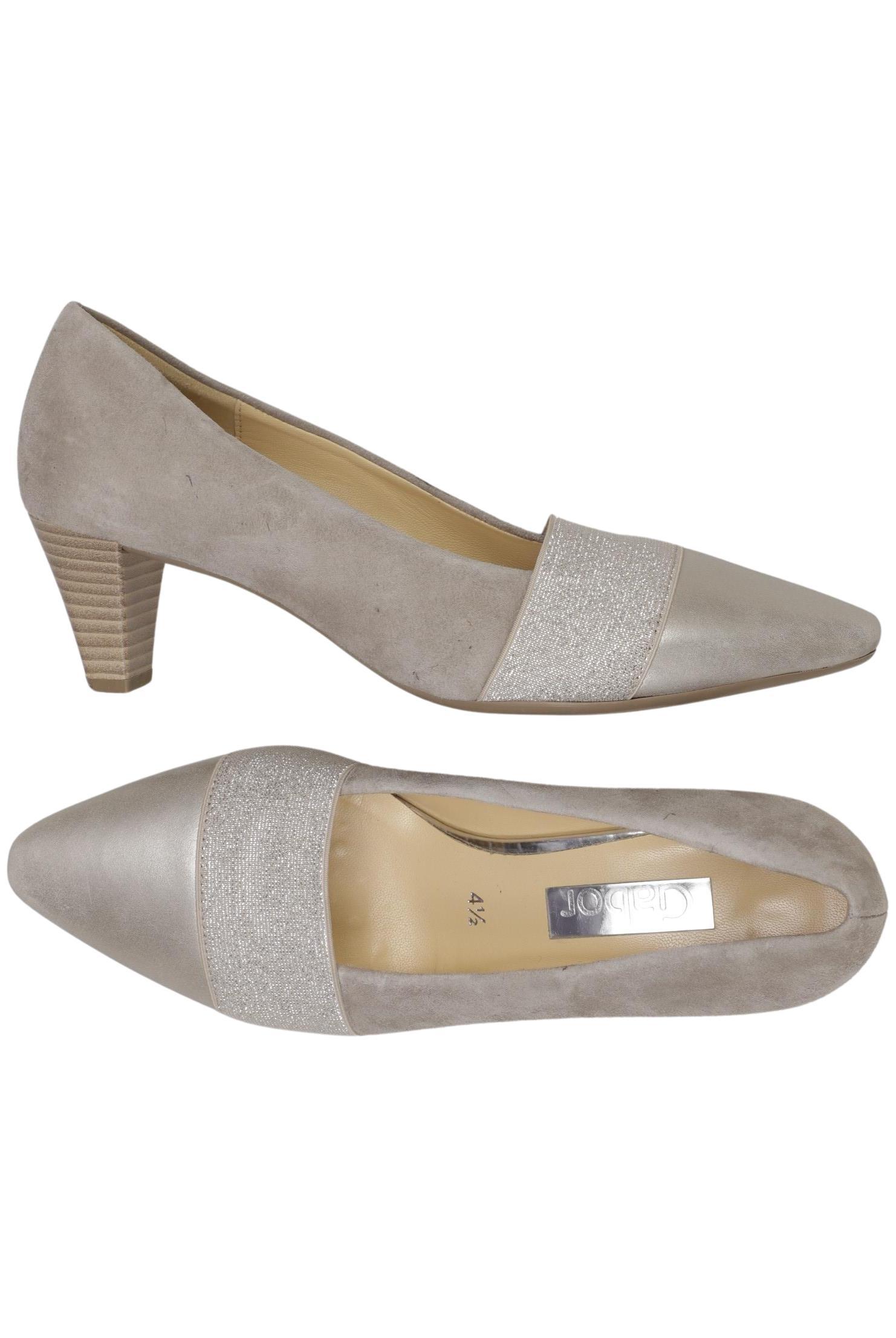 

Gabor Damen Pumps, silber, Gr. 4.5