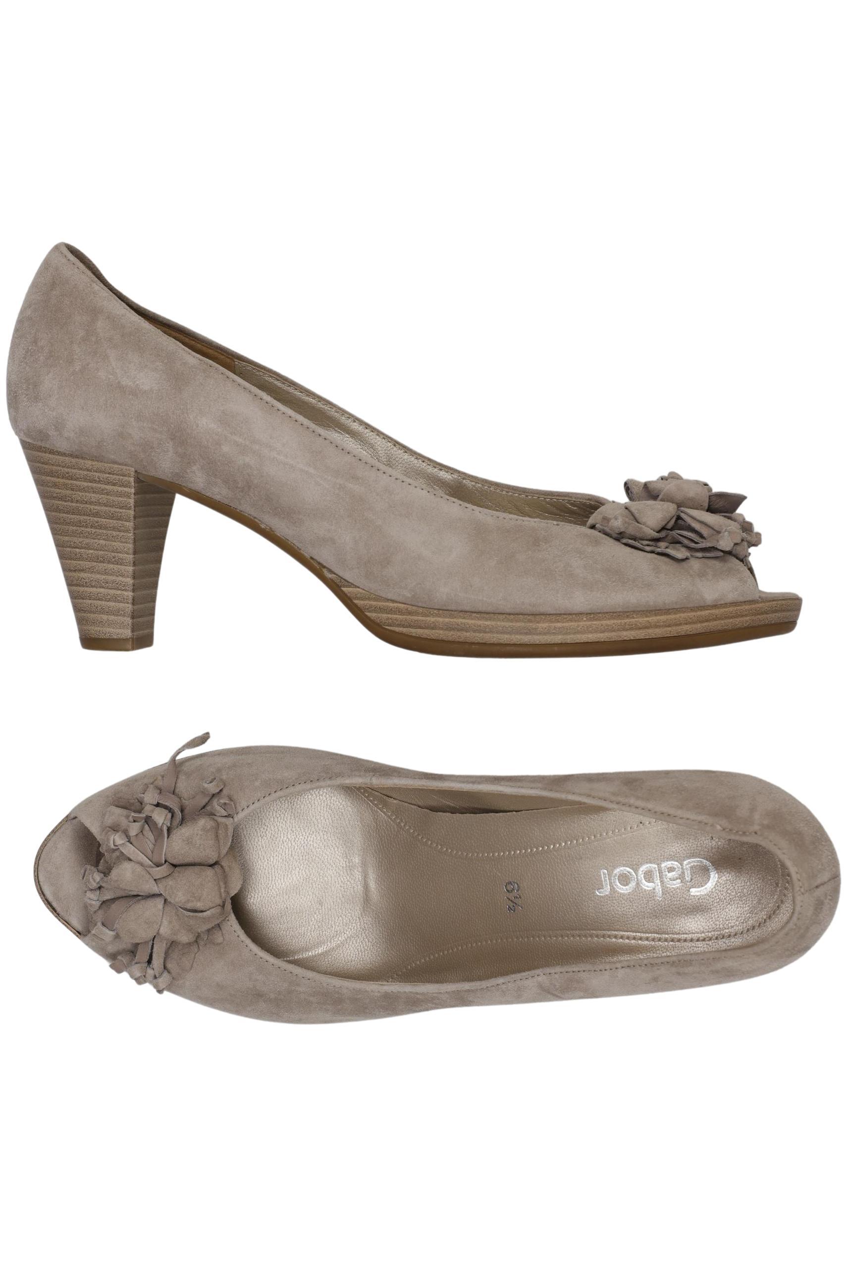 

Gabor Damen Pumps, beige, Gr. 6.5