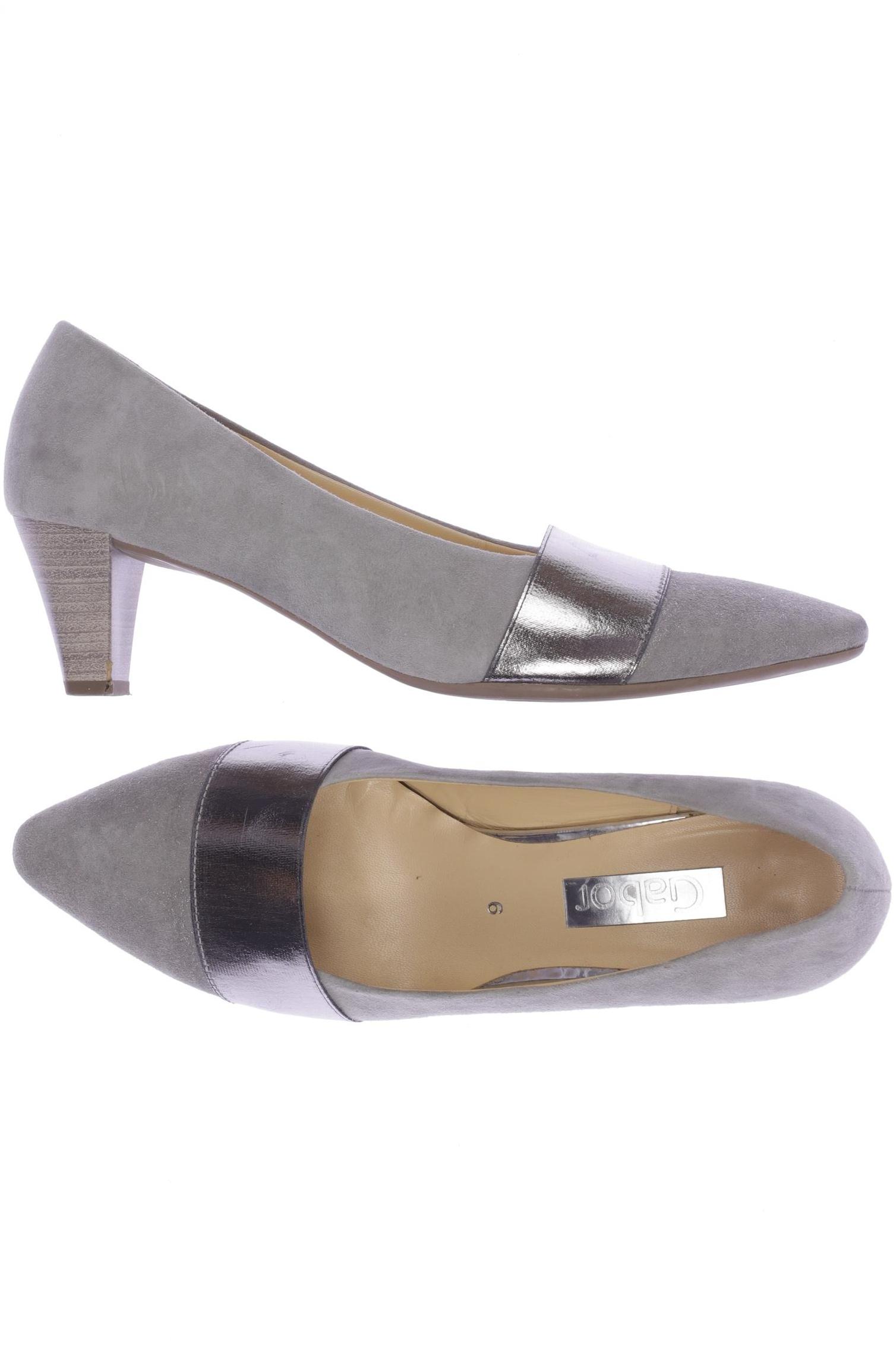 

Gabor Damen Pumps, grau, Gr. 6