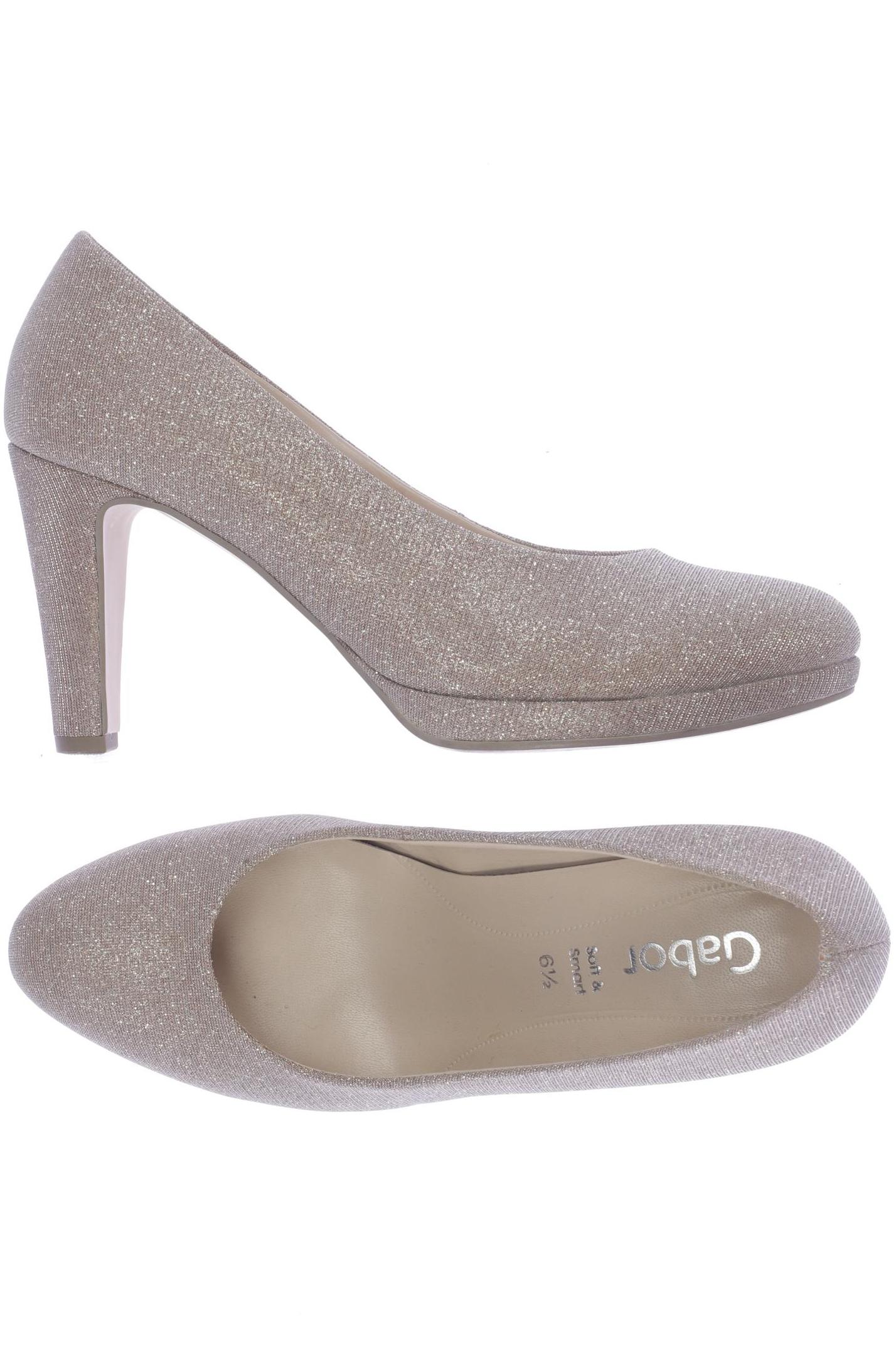 

Gabor Damen Pumps, gold, Gr. 6.5