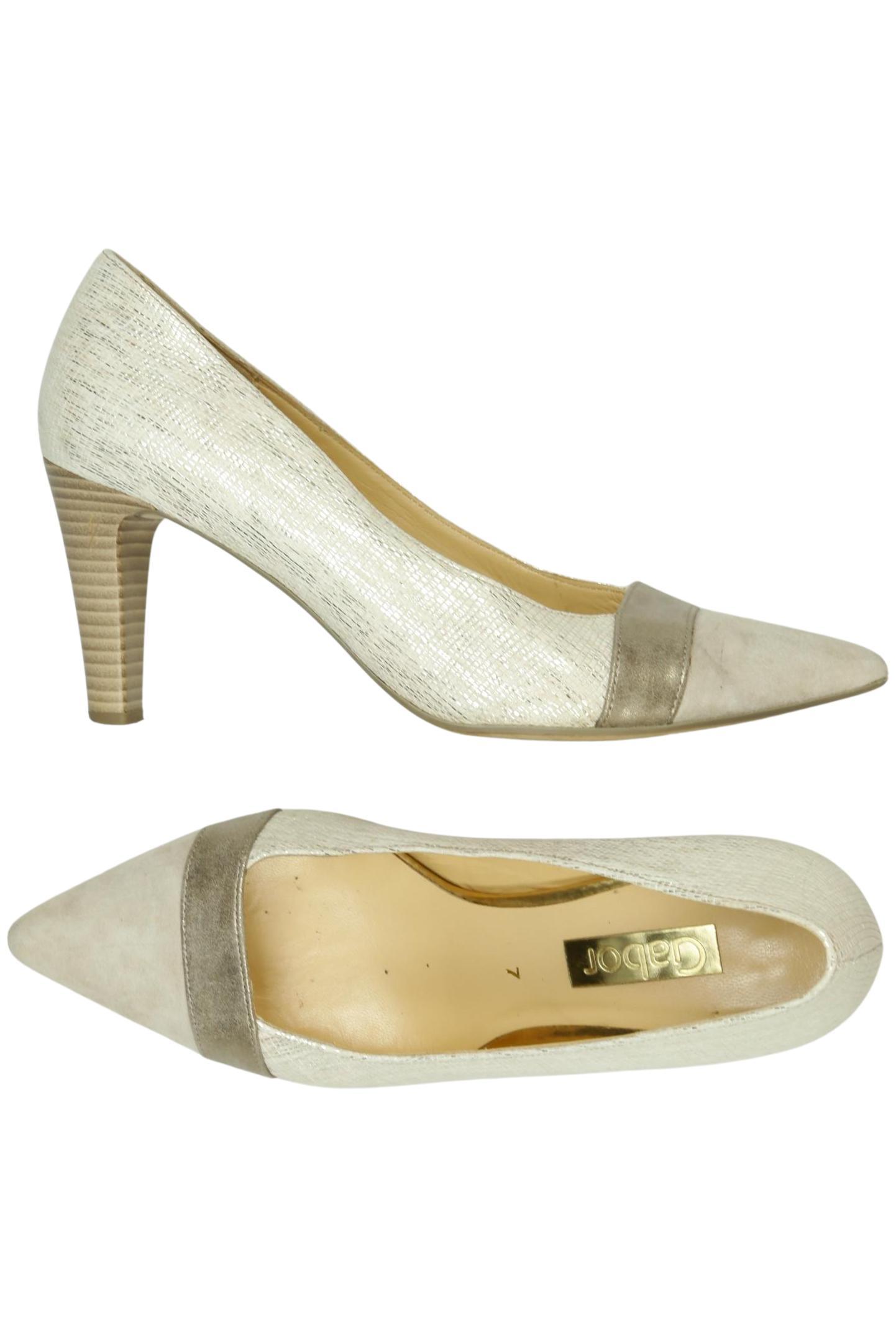 

Gabor Damen Pumps, beige, Gr. 7