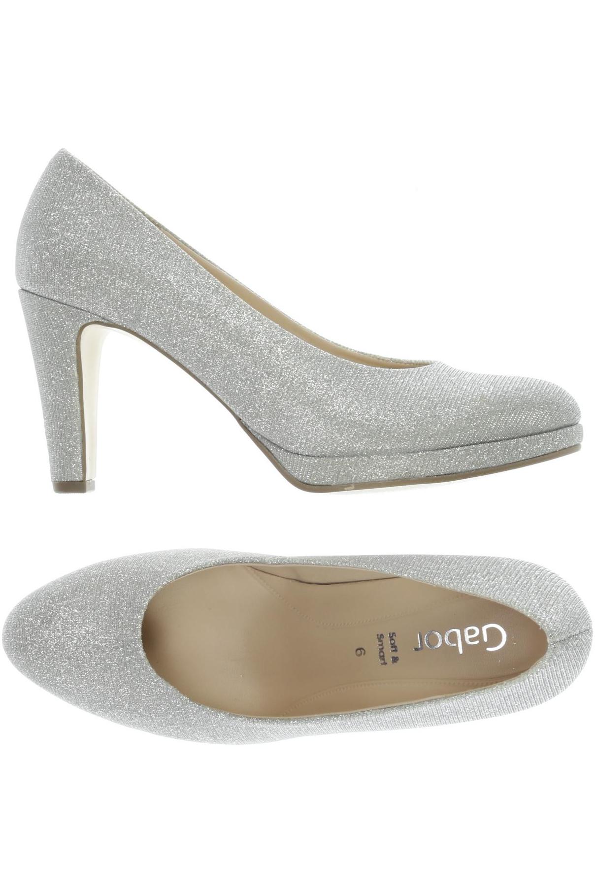 

Gabor Damen Pumps, silber, Gr. 6