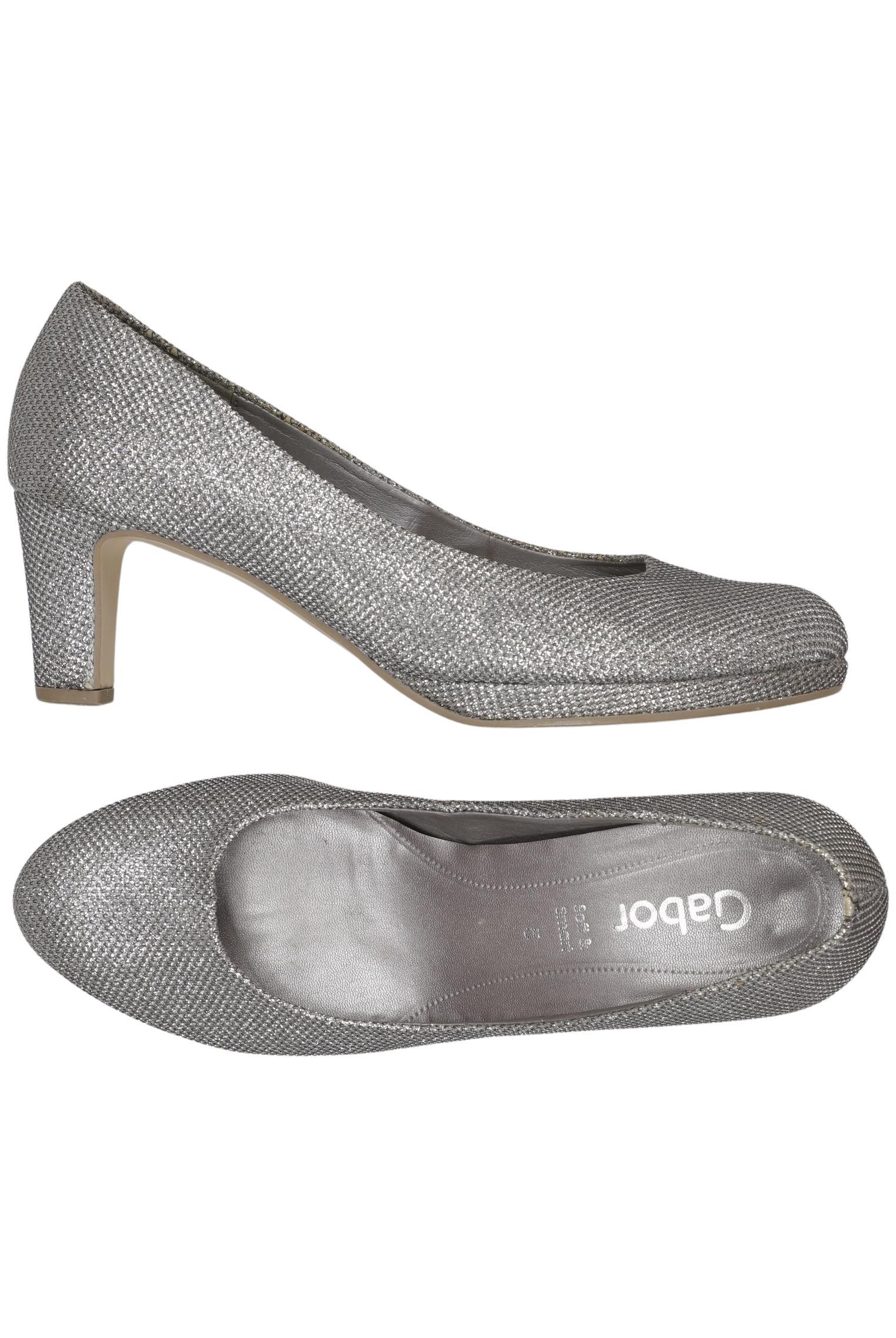 

Gabor Damen Pumps, silber, Gr. 5
