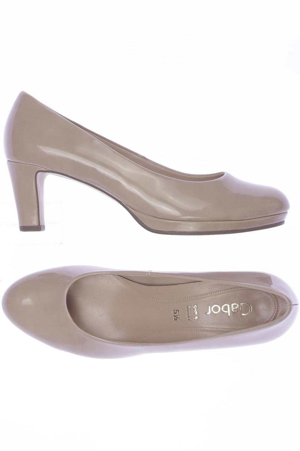 

Gabor Damen Pumps, beige, Gr. 5.5